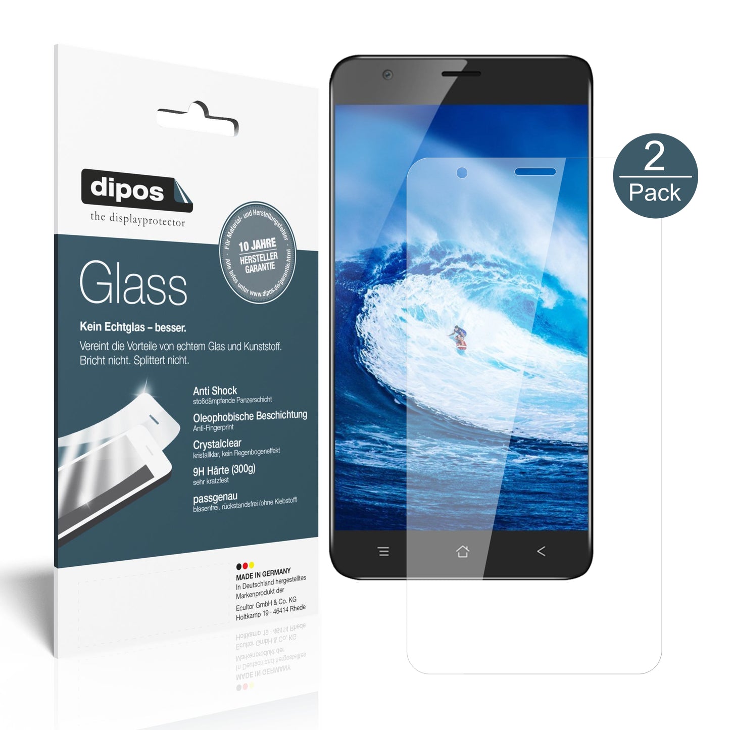 Perfekte Passform und ultimative Qualität: Unser 9H Panzerglas bietet Schutz für Blackview-E7s