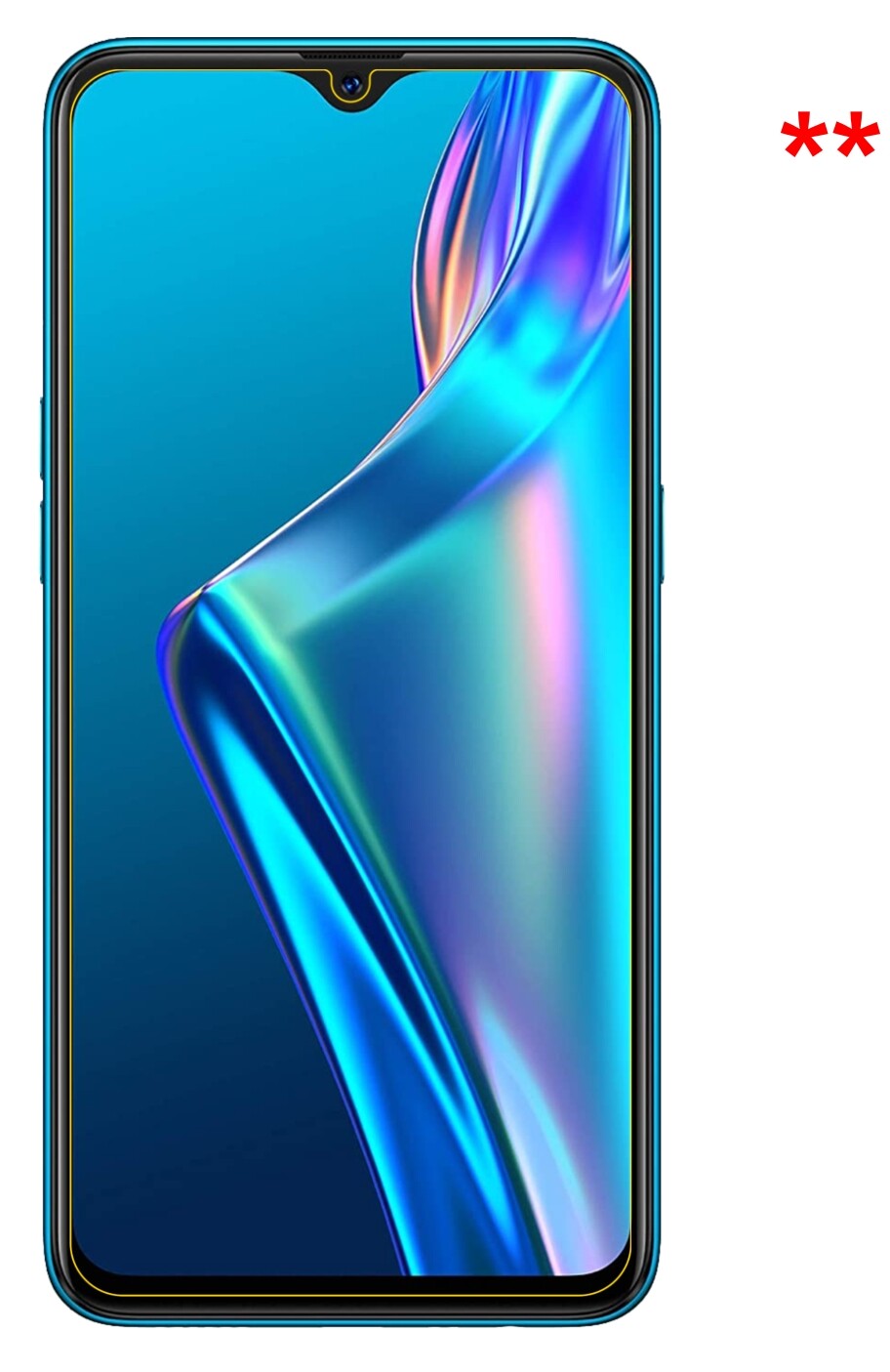 dipos Displayschutz für Oppo A12, mattierte Oberfläche, robuste Festigkeit und perfekte Passform