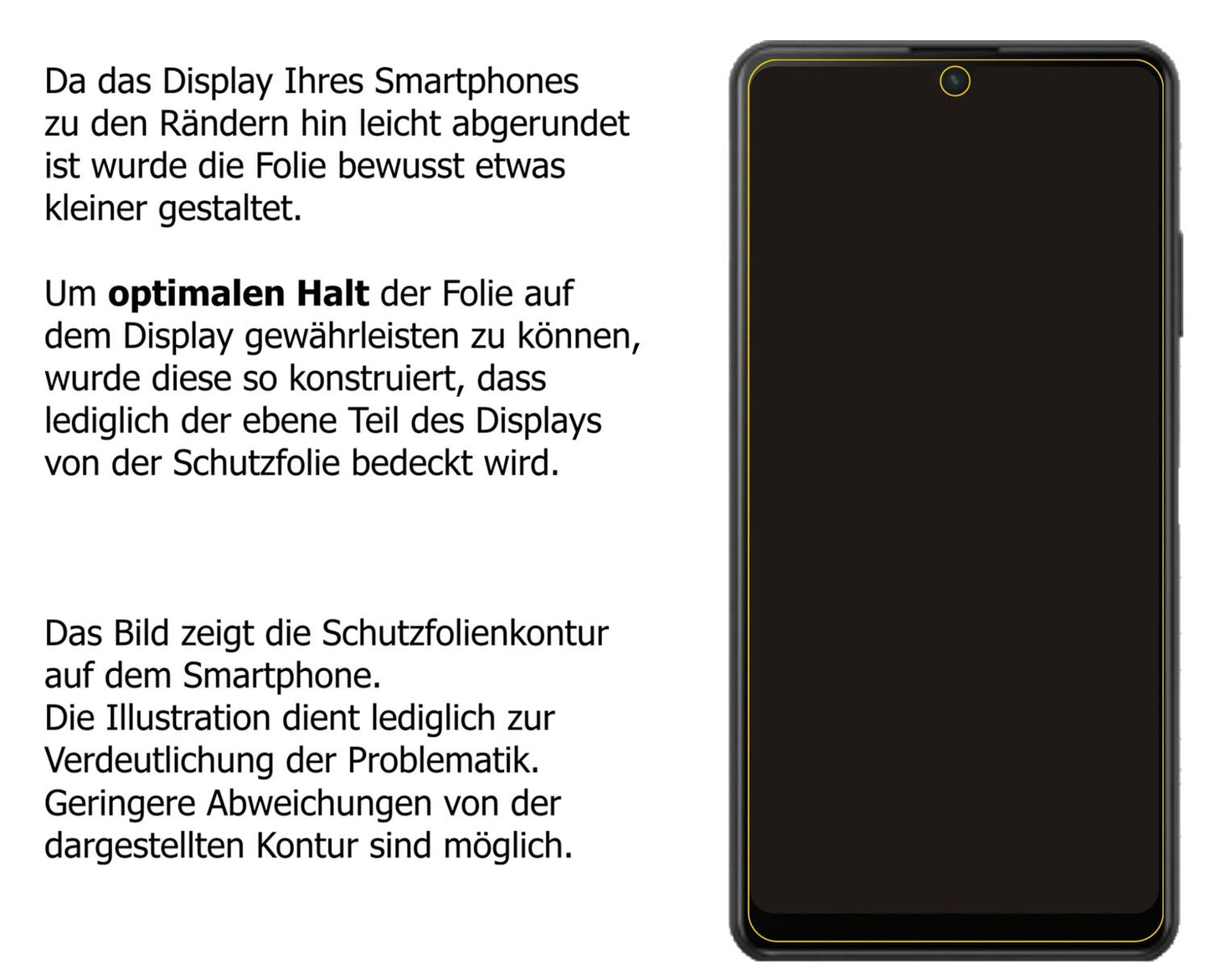 Privatsphäre-Schutz durch Sichtschutz-Folie passend zugeschnitten für Sony Xperia Ace 2