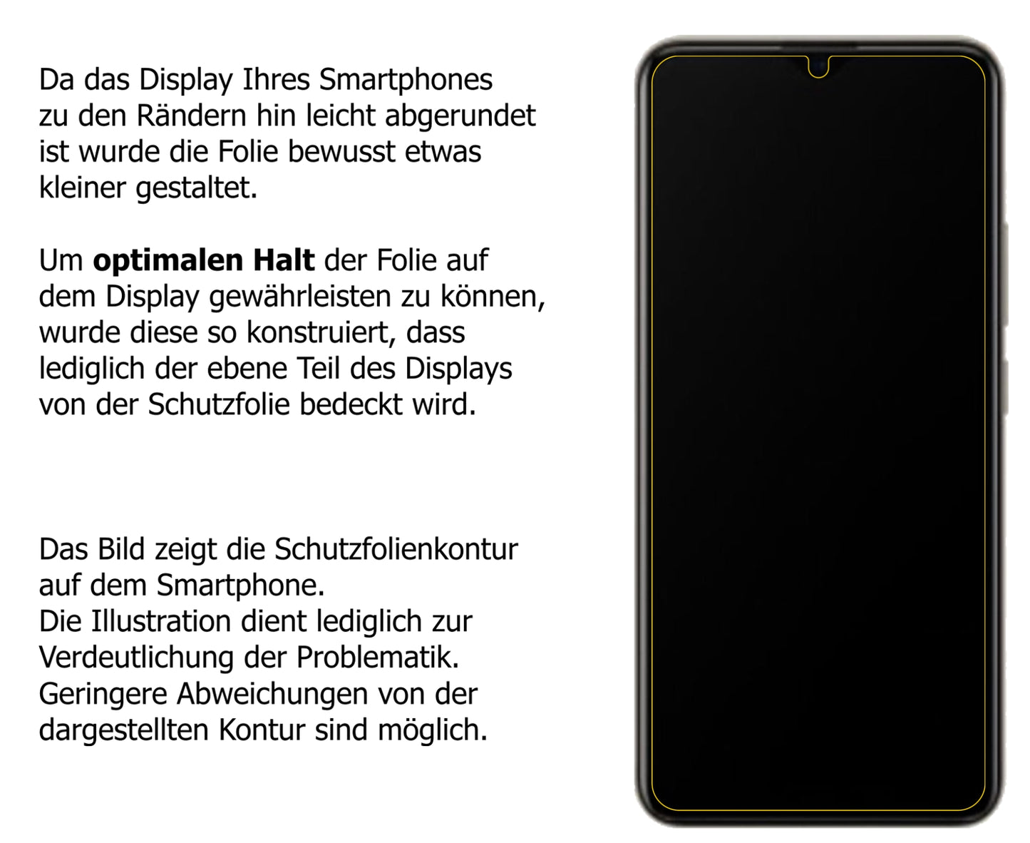 Privatsphäre-Schutz durch Sichtschutz-Folie passend zugeschnitten für Vivo Y5s