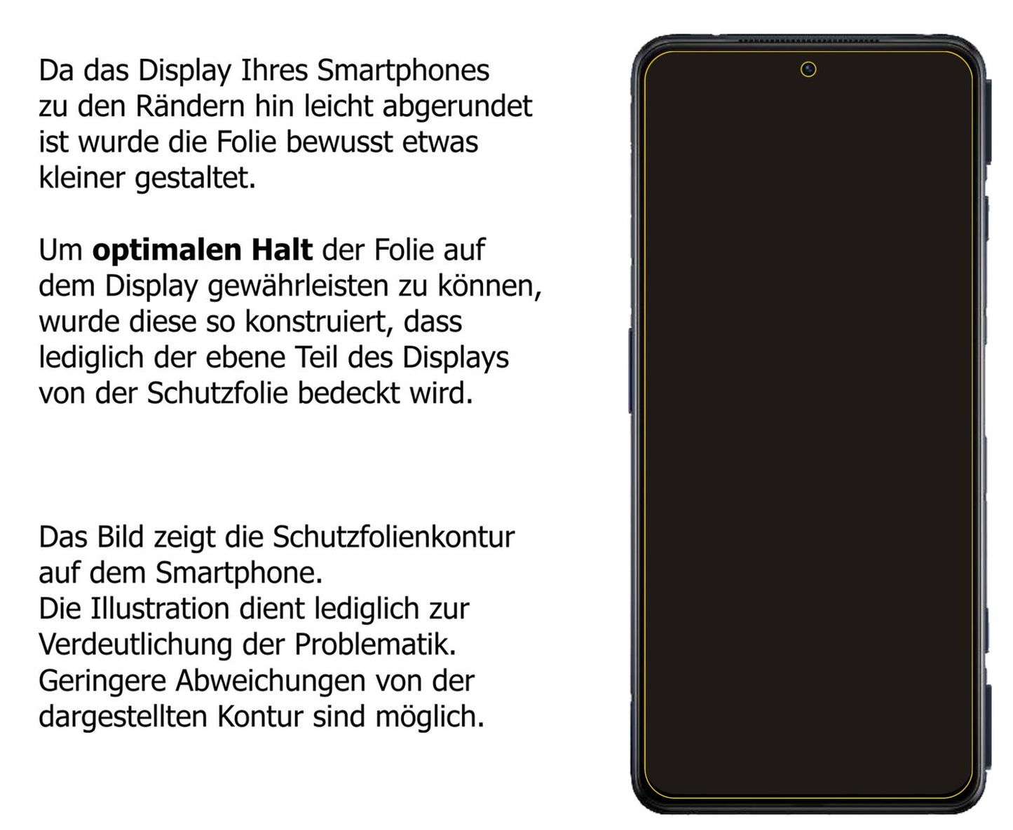 Privatsphäre-Schutz durch Sichtschutz-Folie passend zugeschnitten für Xiaomi Black Shark 4S