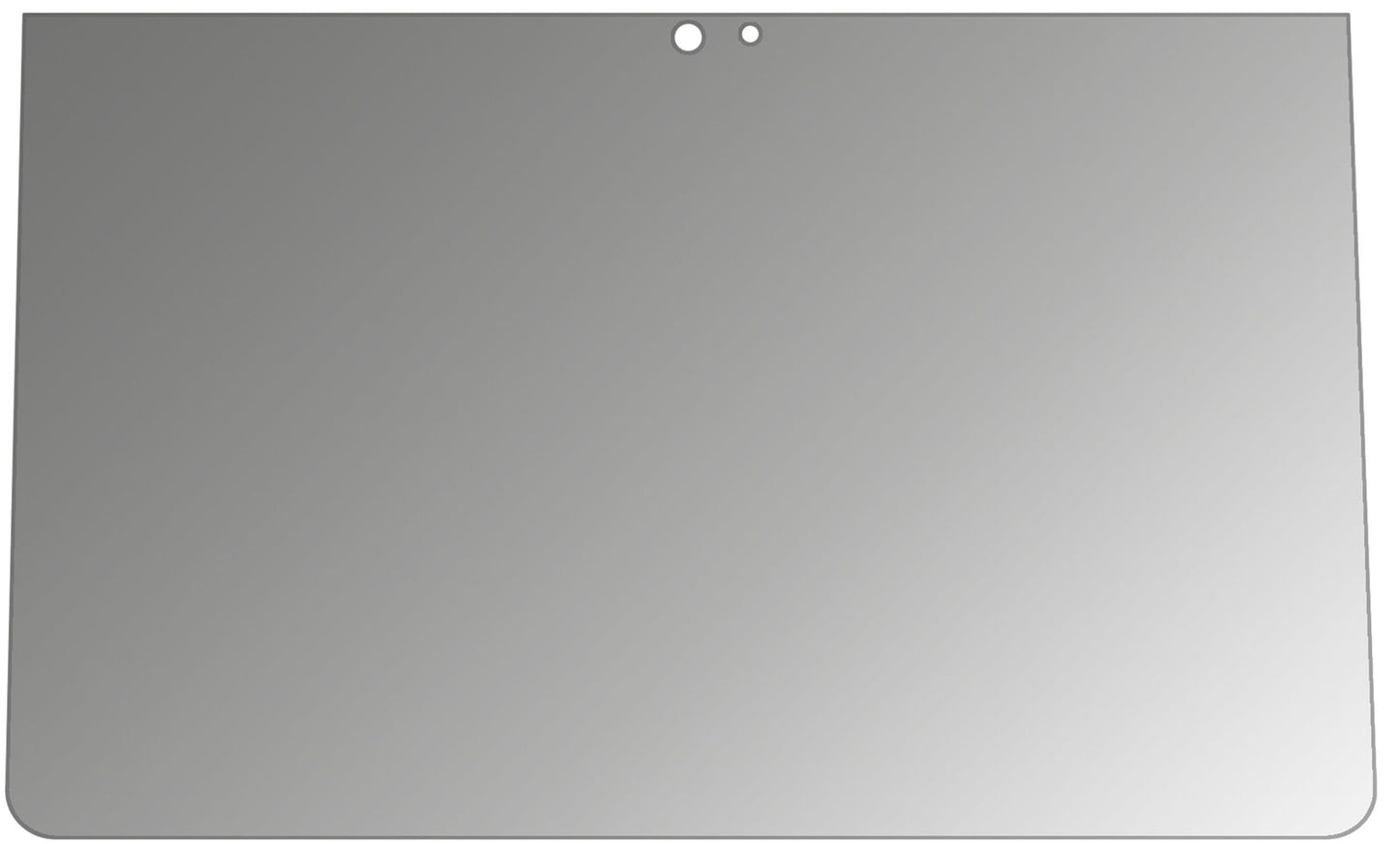 Blickschutzfolie von dipos passend für Fujitsu Stylistic Q736, präziser Zuschnitt und blasenfrei montiert