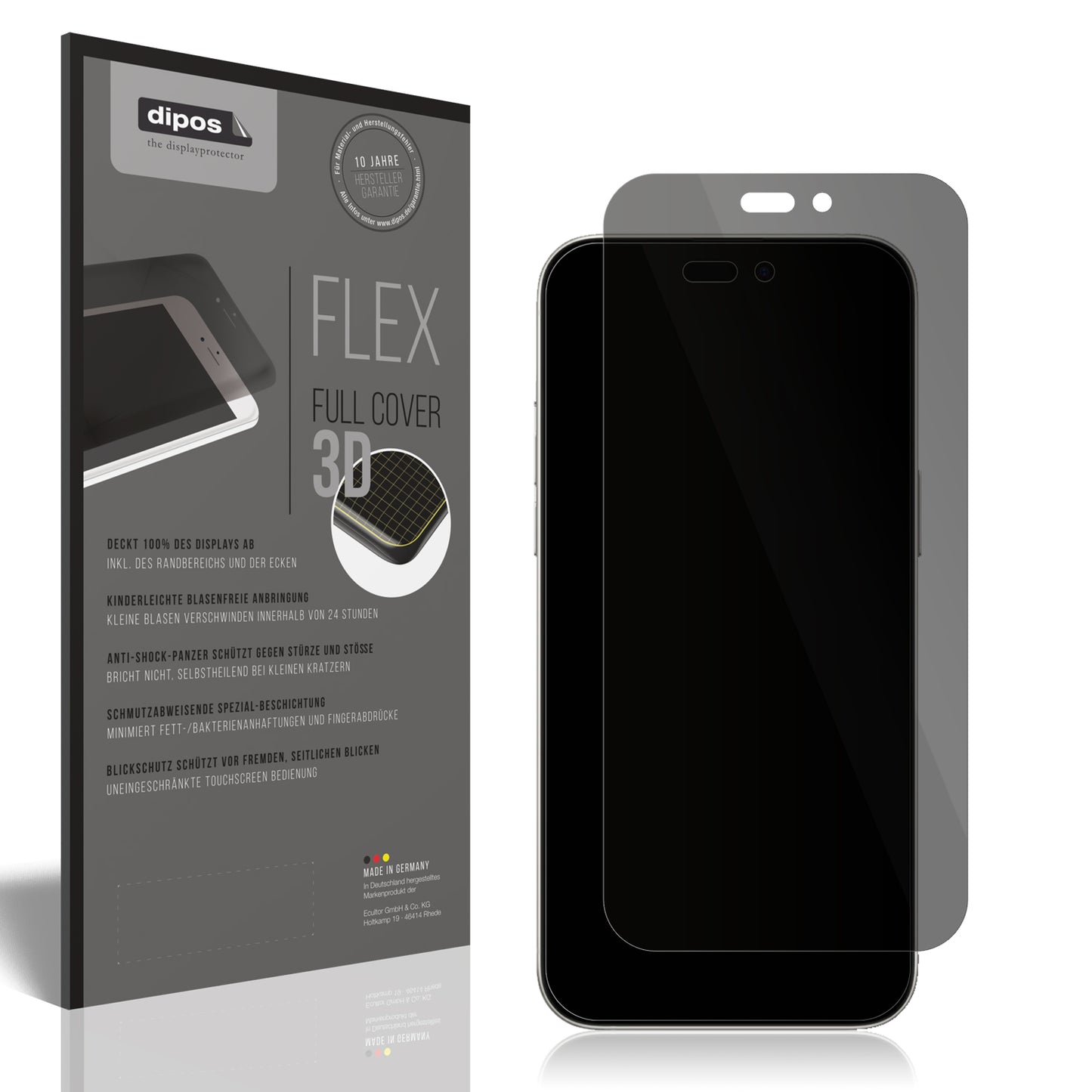 Displayschutzfolie passend für Apple iPhone 16