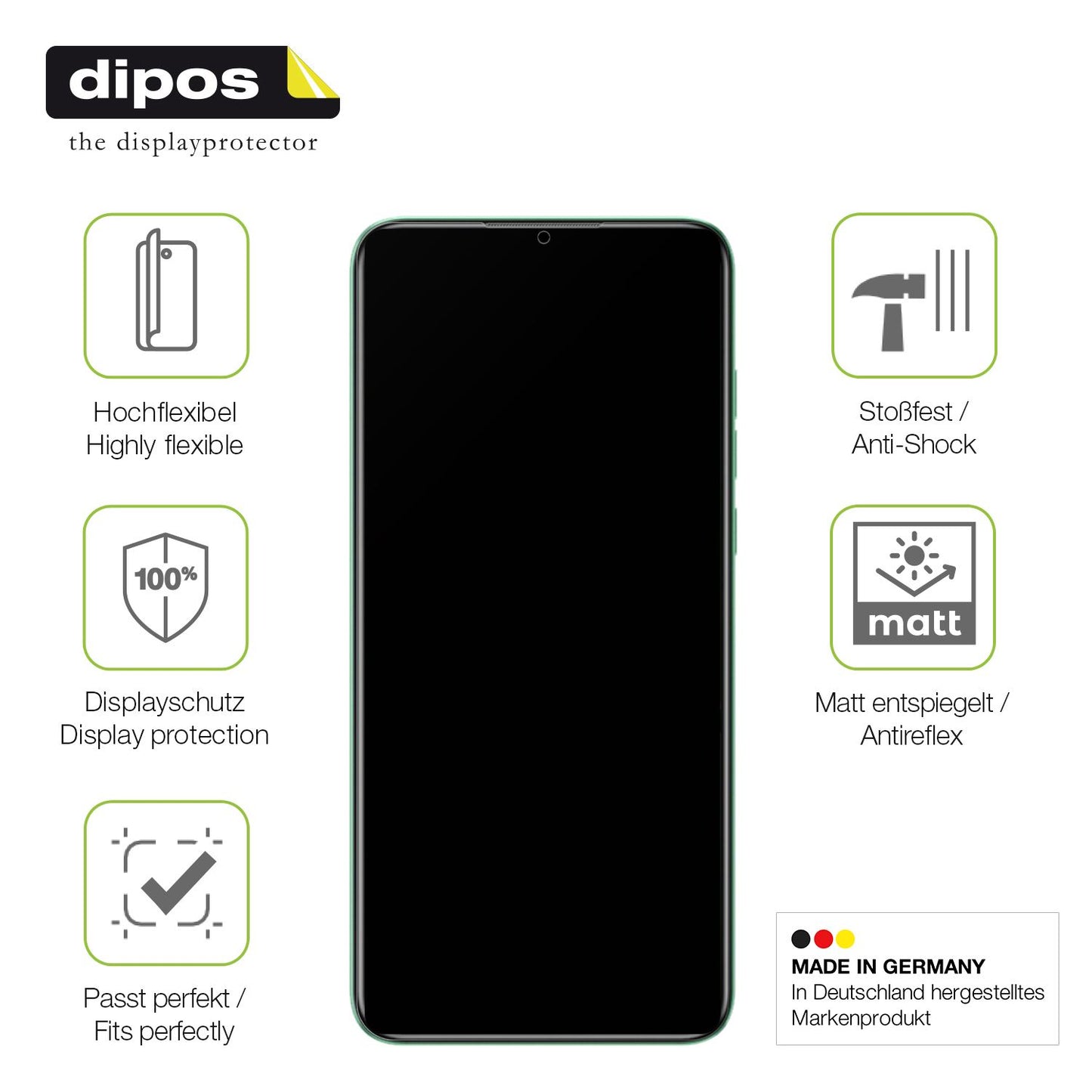 2x Full Cover matte Film for Oukitel C53 Screen Protector Anti-Shock