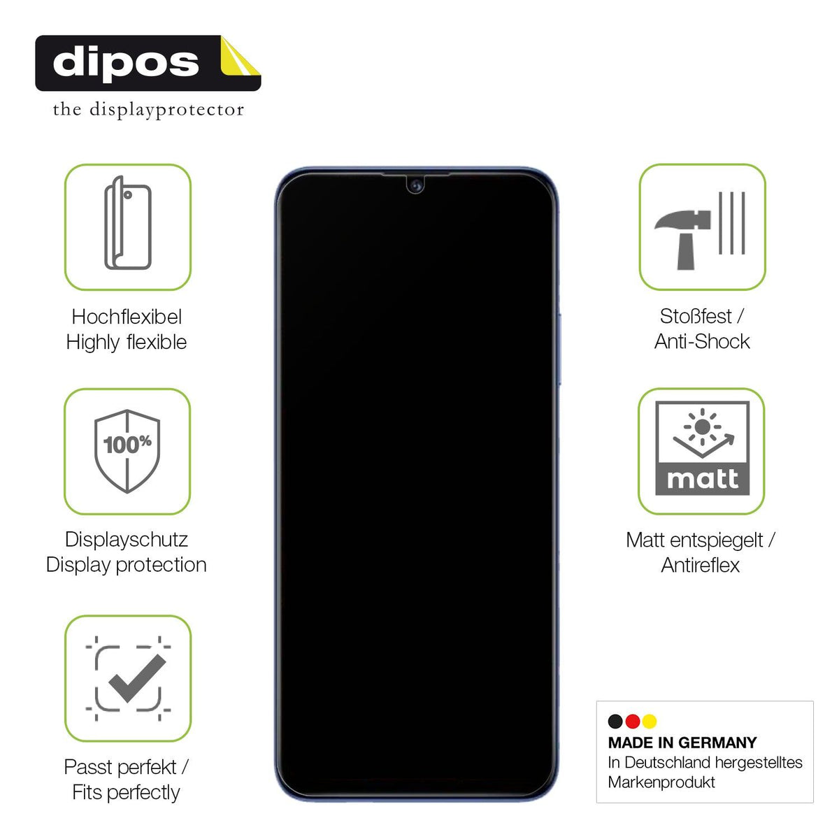 dipos FLEX 2x Matte Screen Protector for Wiko 10