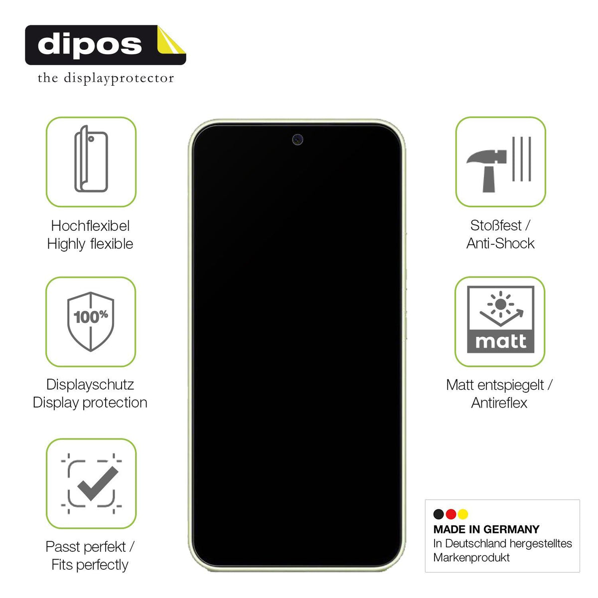 dipos FLEX 2x Matte Screen Protector for Samsung Galaxy A54