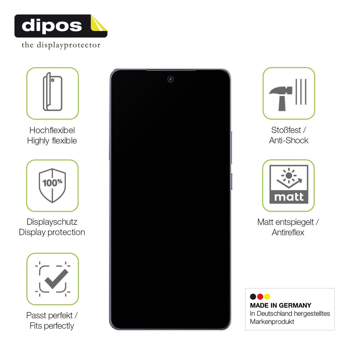 2x Full Cover matte Film for Realme Neo7 SE Screen Protector Anti-Shock