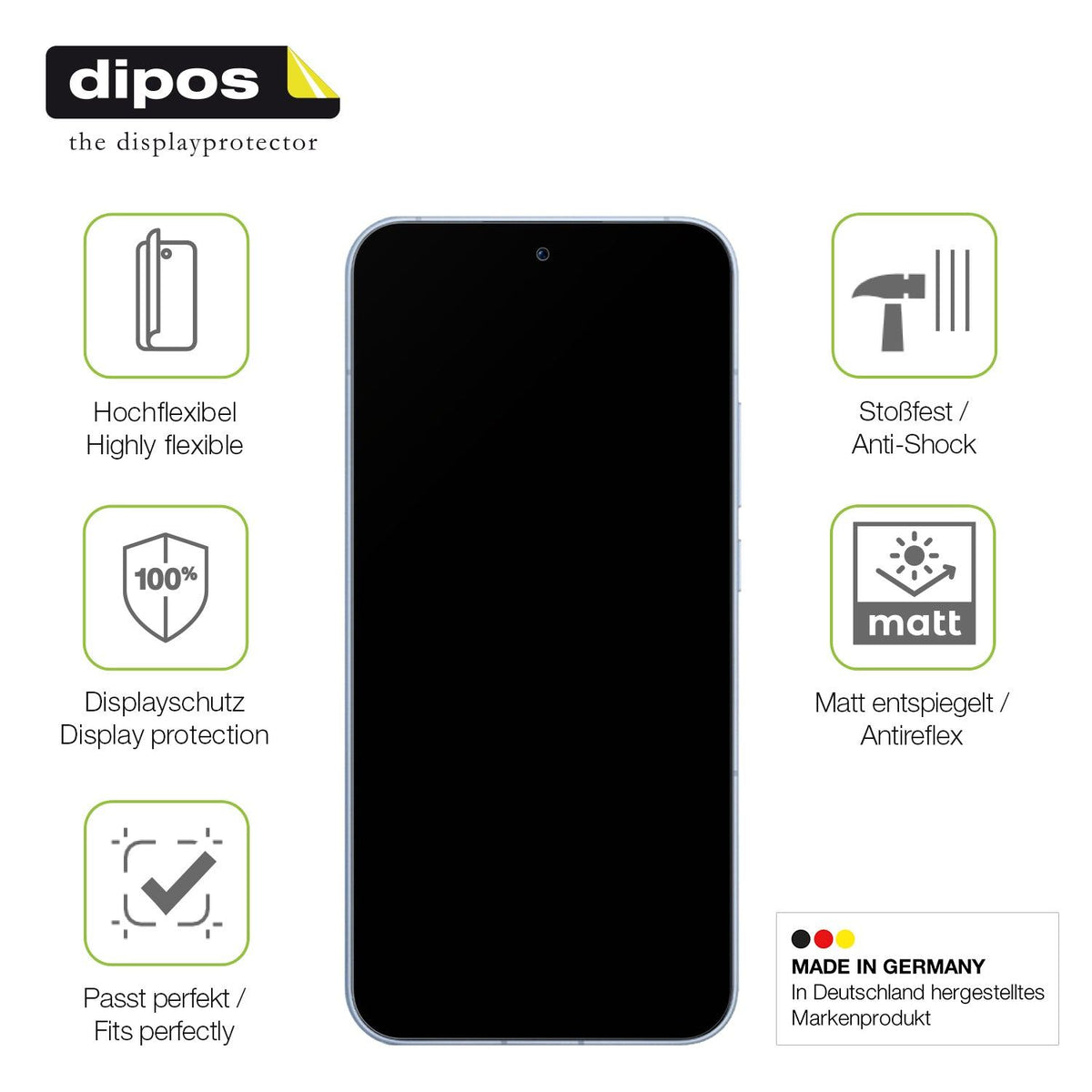 2x Full Cover matte Film for Oppo Reno 13 Pro 5G Screen Protector Anti-Shock