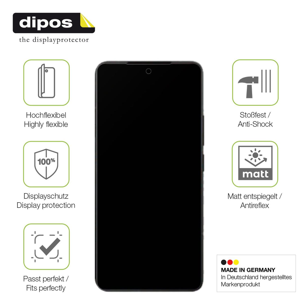 2x Full Cover matte Film for Xiaomi Poco F7 5G Screen Protector Anti-Shock