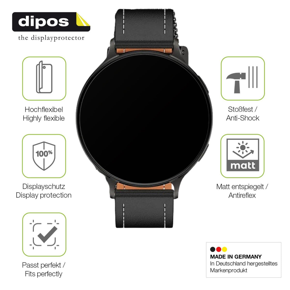 2x Full Cover matte Film for Pireware Nano Smartwatch Screen Protector