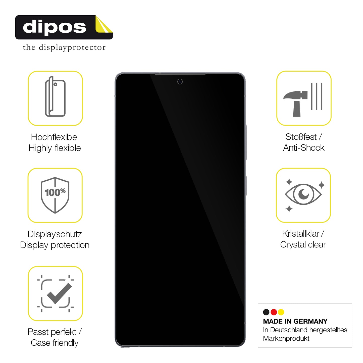 2x 3D Full Cover Schutzfolie für Samsung Galaxy S25 Ultra