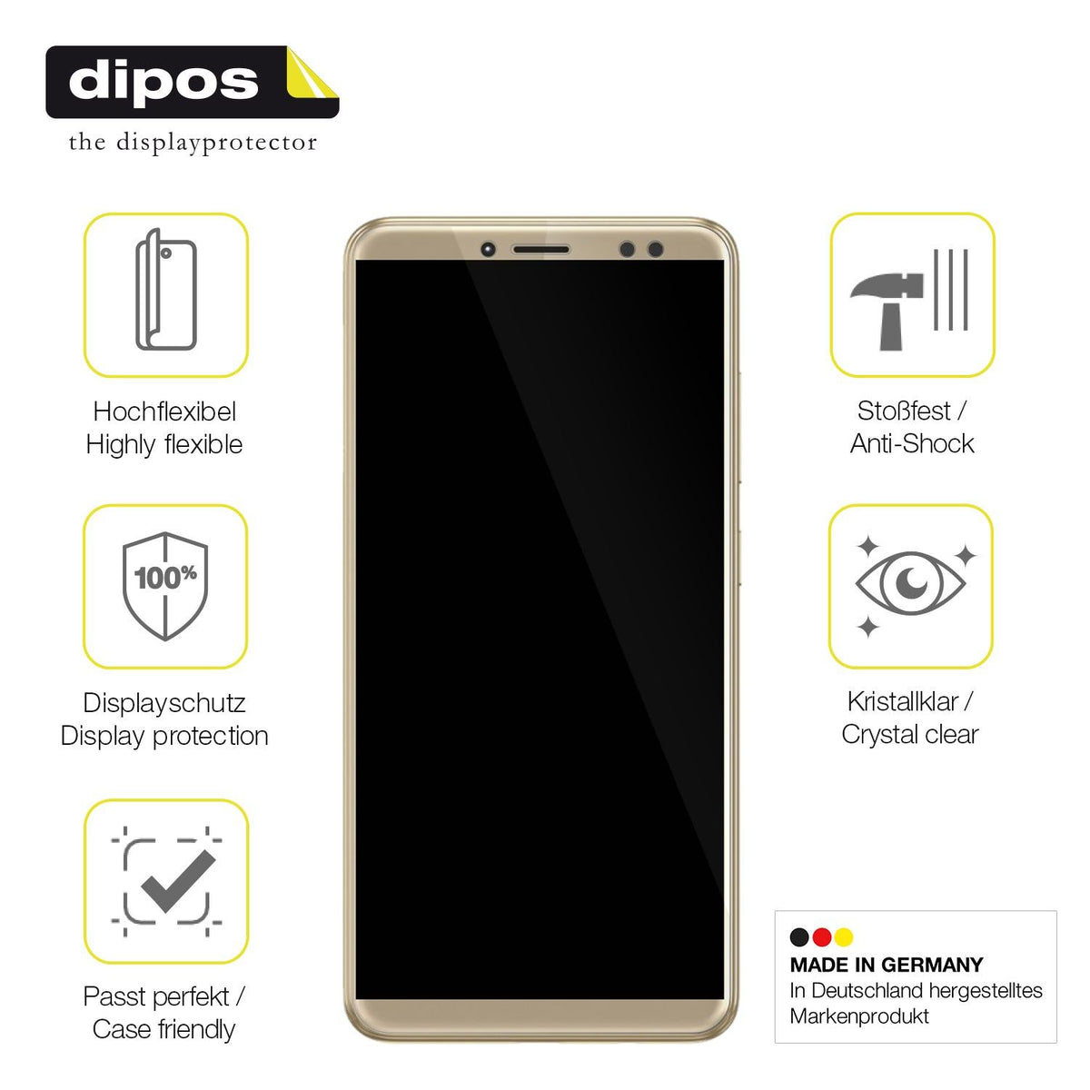 3x Screen Protector for WALTON Primo S6 infinity Protective Film covers 100%