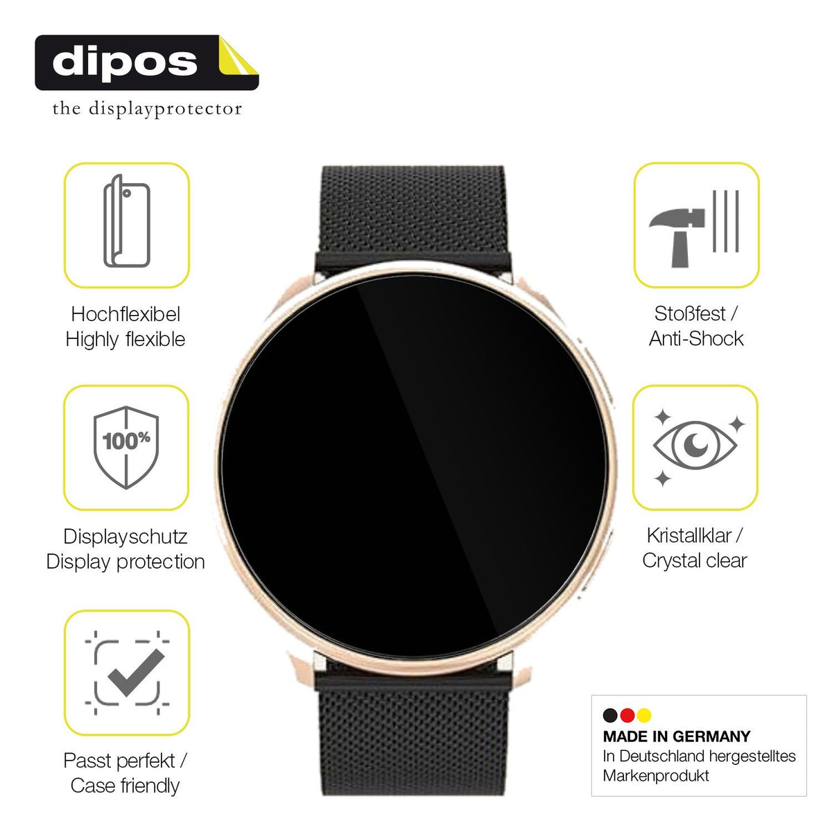 2x Screen Protector for Rife Phi 2024 Protective Film covers 100% dipos Flex