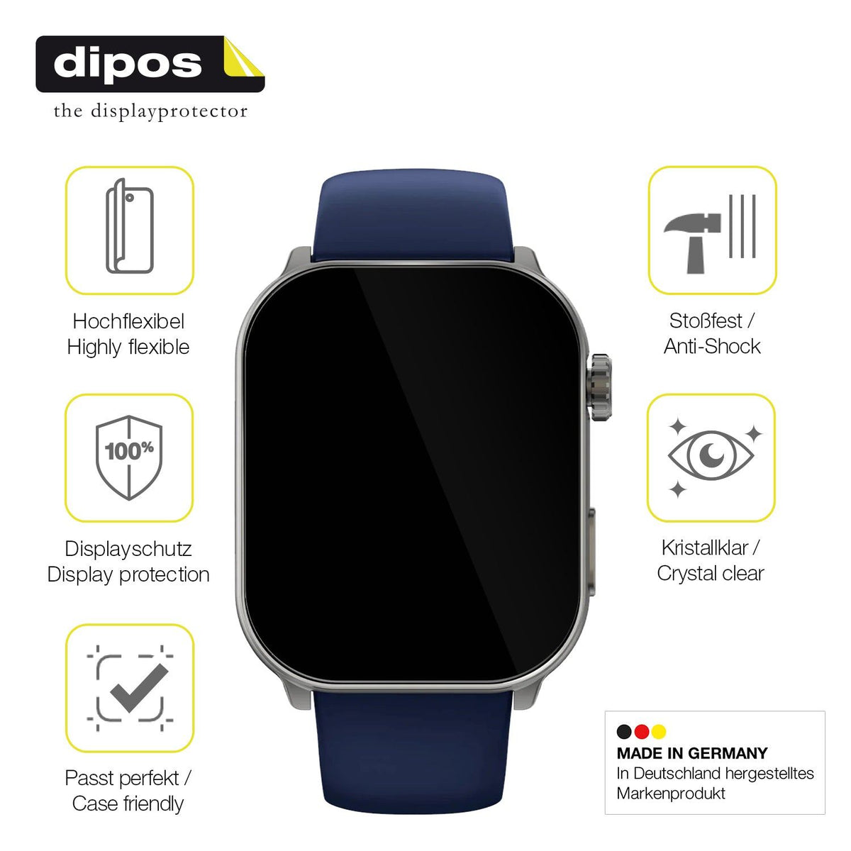 2x Screen Protector for GARD PRO Health Smartwatch 3 41mm Protective Film