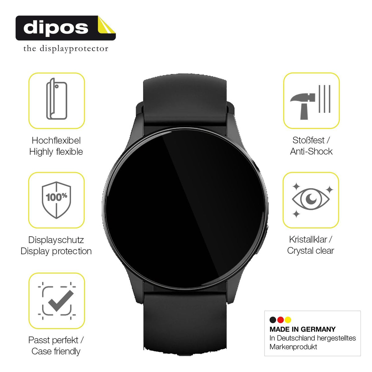 2x Screen Protector for 360Grad FITSmartWatch LIGHT 2 2025 Protective Film