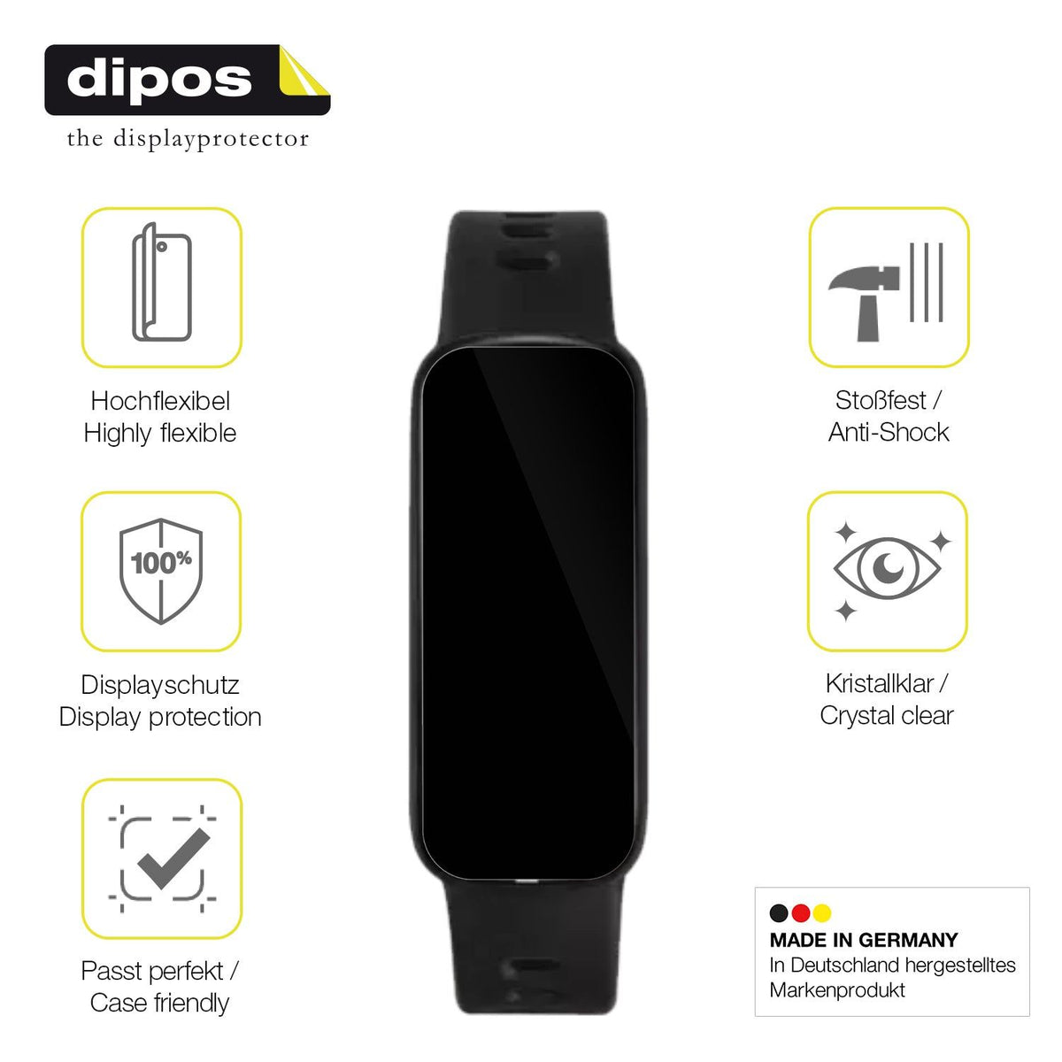 2x Screen Protector for VivoWatch 6 Aero (HC-C06) Protective Film covers 100%