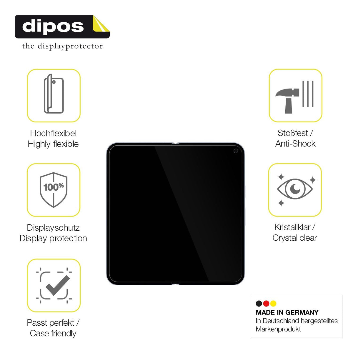 2x Screen Protector for Google Pixel 10 Pro Fold Innenseite Protective Film