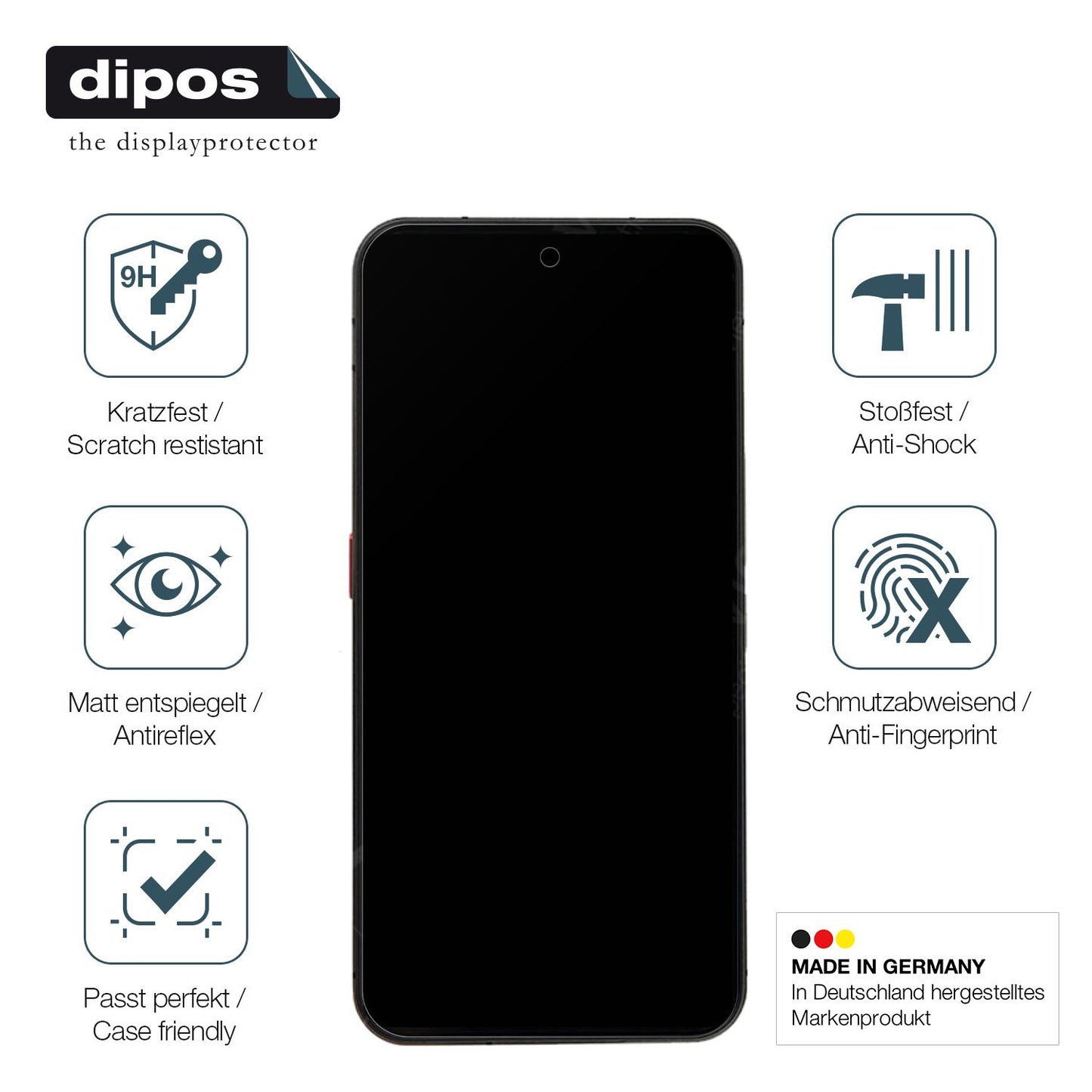 2x Screen Protector for Oukitel WP200 Pro matte Flexible Glass 9H dipos
