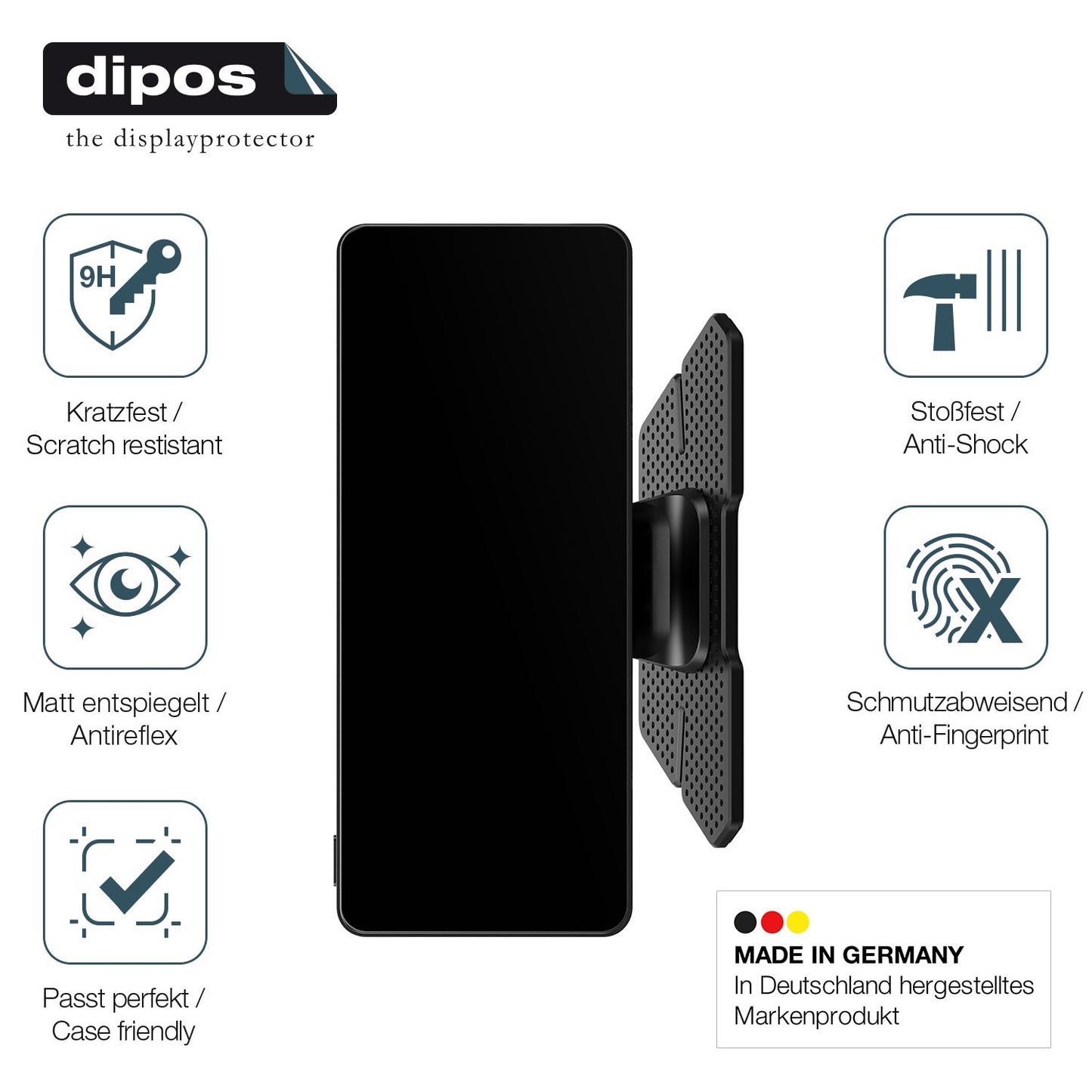 2x Screen Protector for Lamto RC06CHXXXX matte Flexible Glass 9H dipos