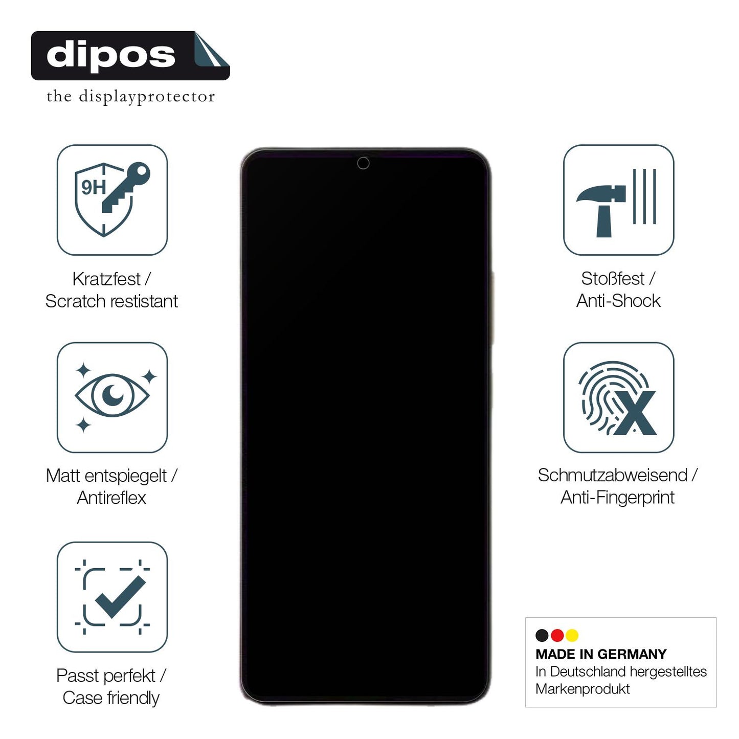 2x Screen Protector for Oukitel C59 matte Flexible Glass 9H dipos