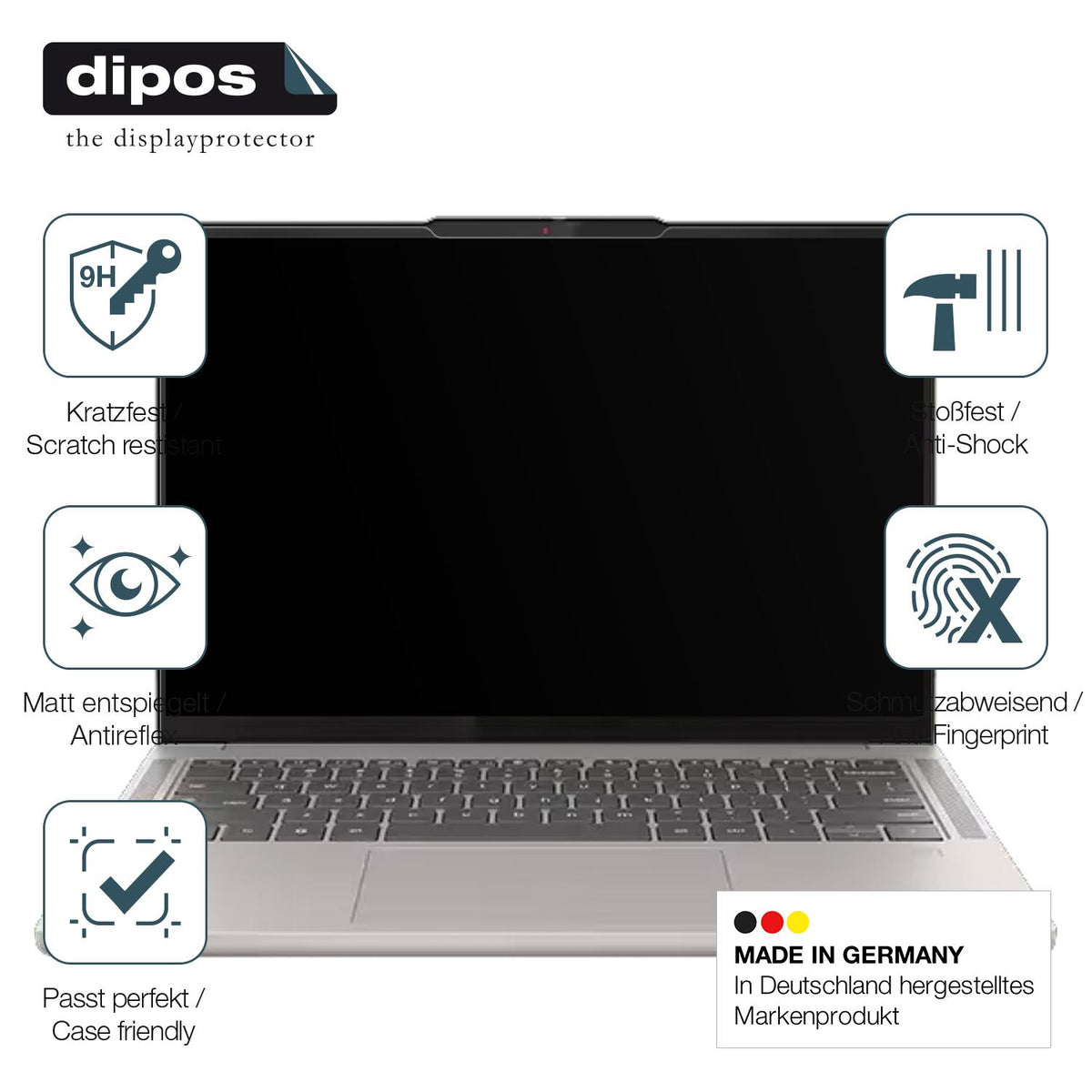 2x Screen Protector for Lenovo Chromebook Plus Gen 10 14 Zoll matte Flexible