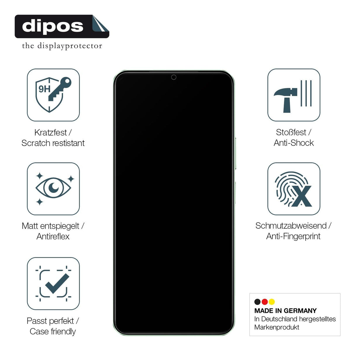 2x Screen Protector for Vivo Y28e matte Flexible Glass 9H dipos