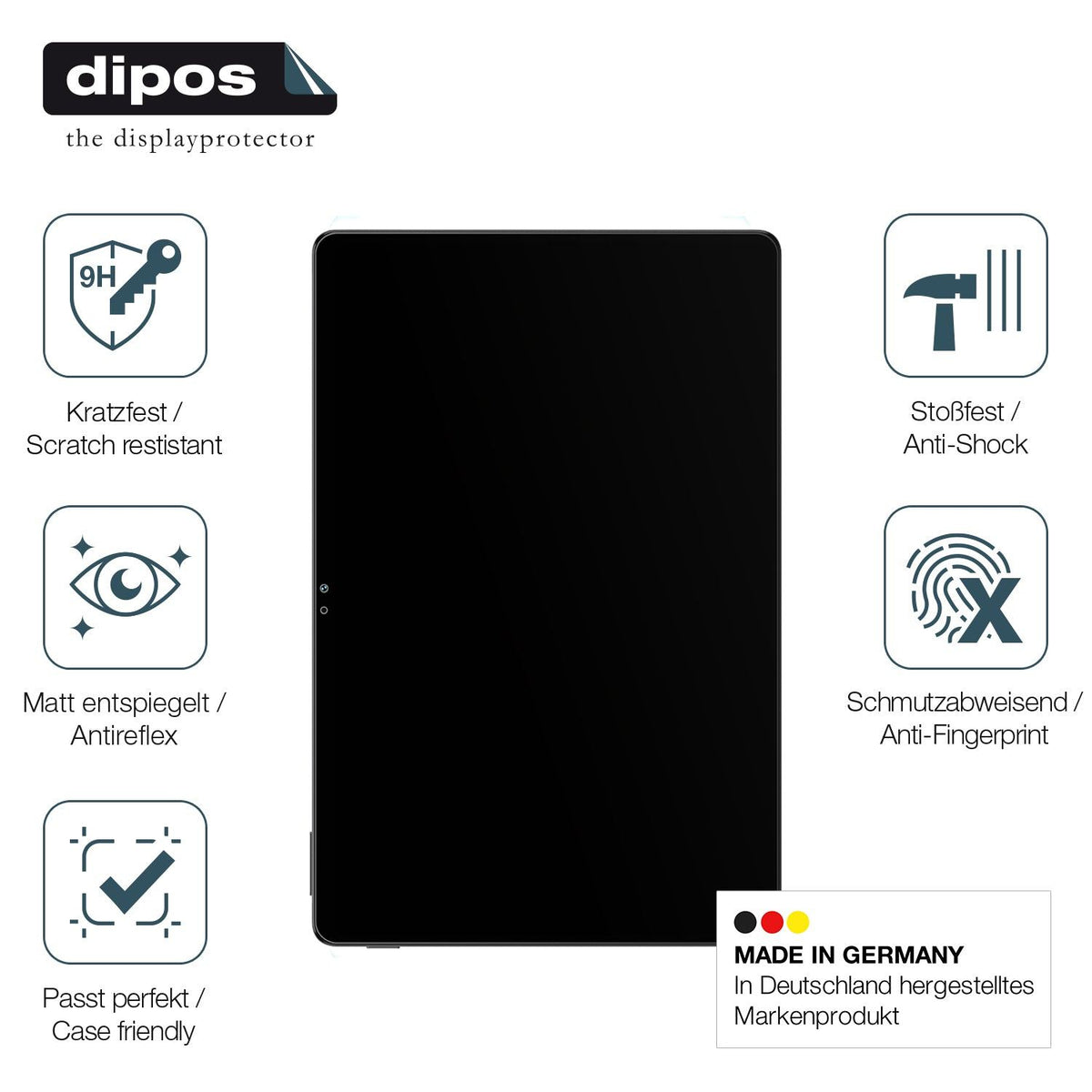 2x Screen Protector for Umidigi G7 Tab Pro matte Flexible Glass 9H dipos