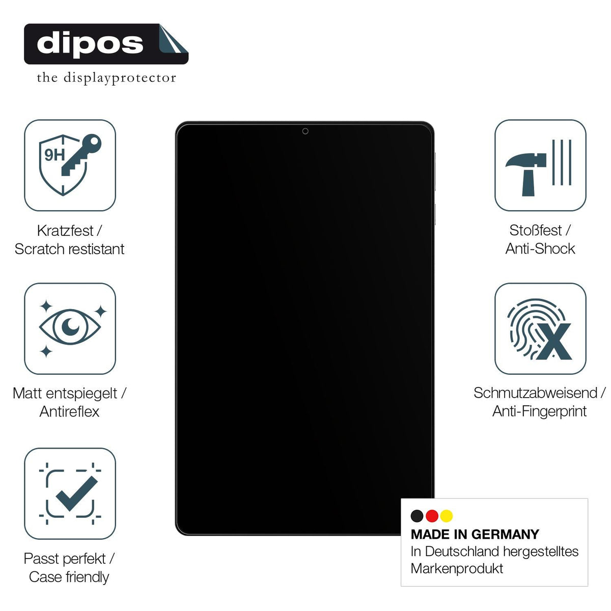 2x Screen Protector for Acer Iconia Tab A10 10.1 Zoll matte Flexible Glass 9H