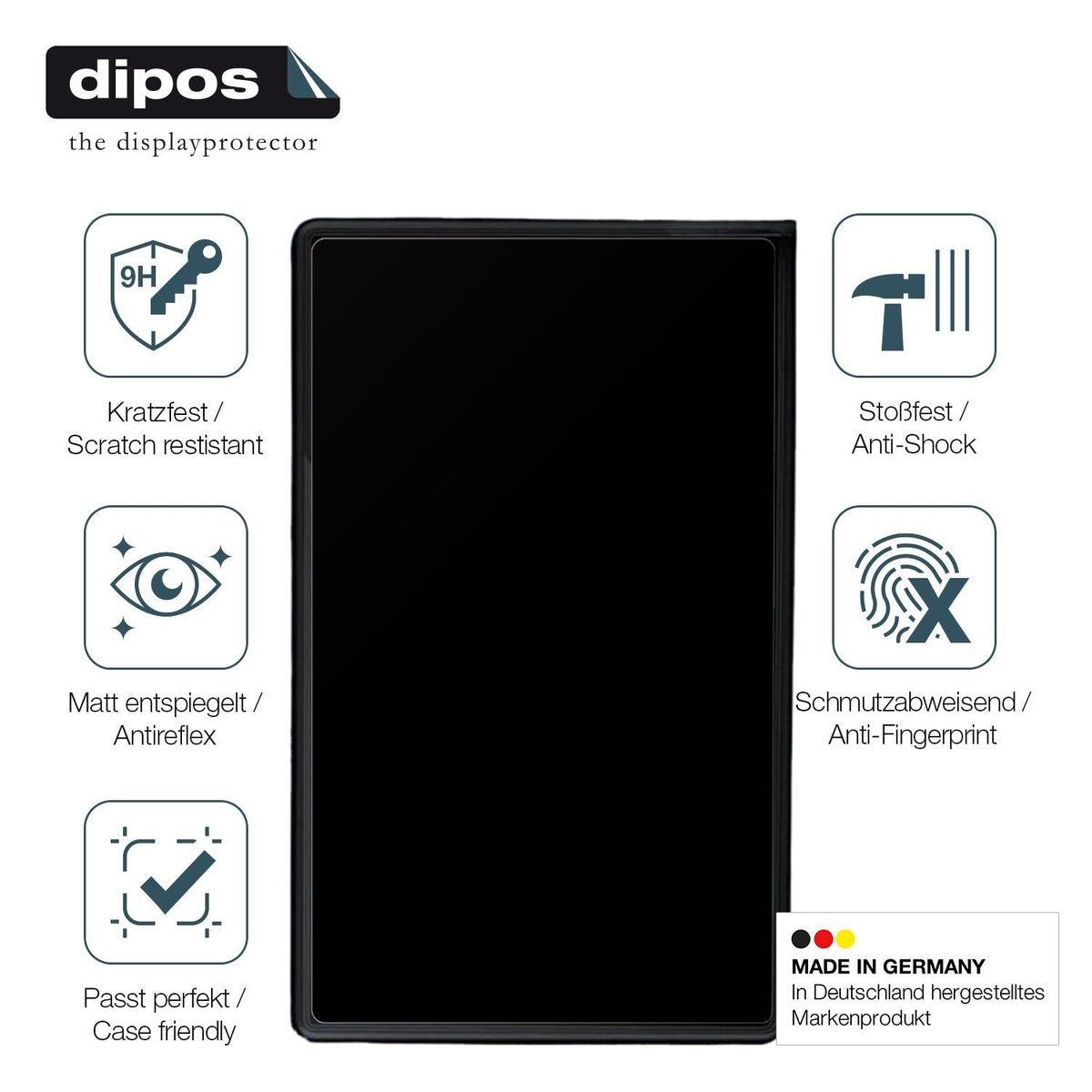 2x Screen Protector for Elebest City 90 matte Flexible Glass 9H dipos