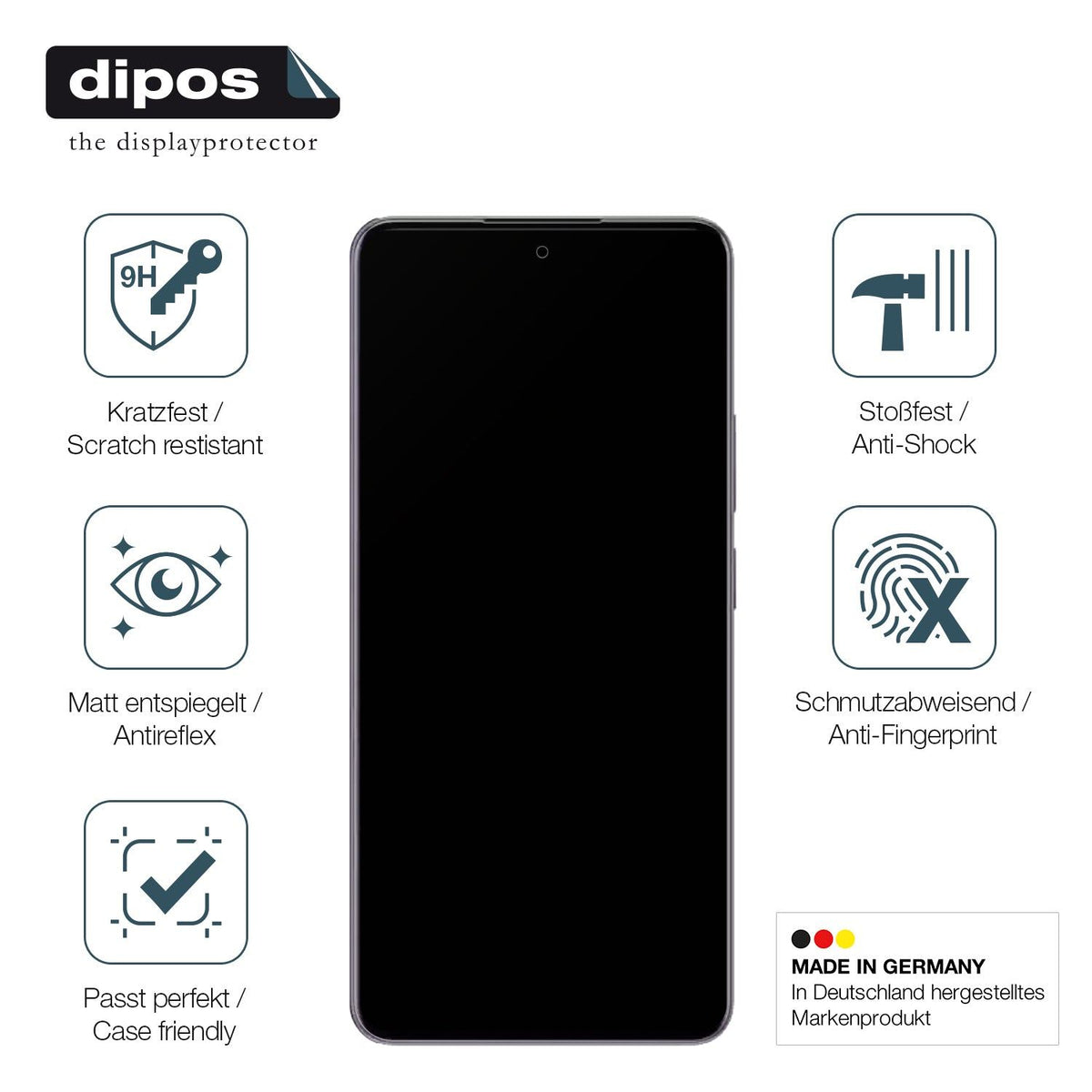 2x Screen Protector for Realme Narzo 70 Turbo matte Flexible Glass 9H dipos