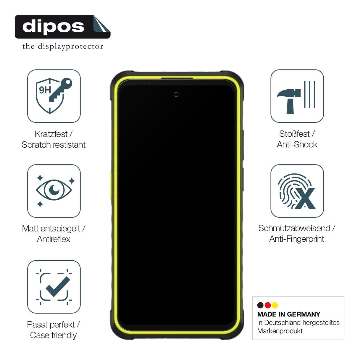 2x Screen Protector for Ulefone Armor X31 matte Flexible Glass 9H dipos