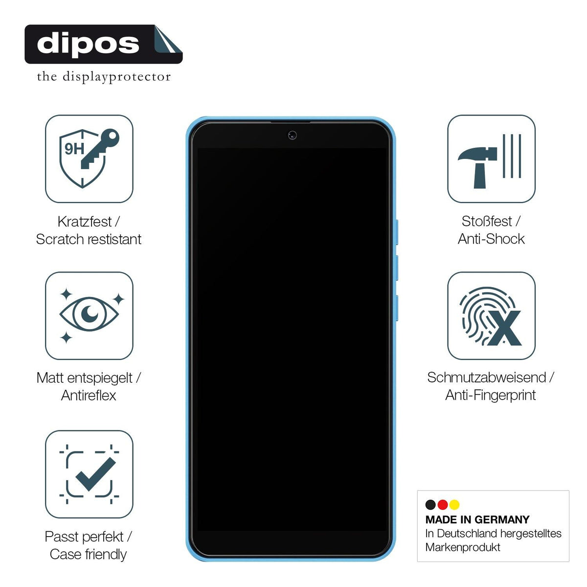 2x Screen Protector for XGODY X32 matte Flexible Glass 9H dipos
