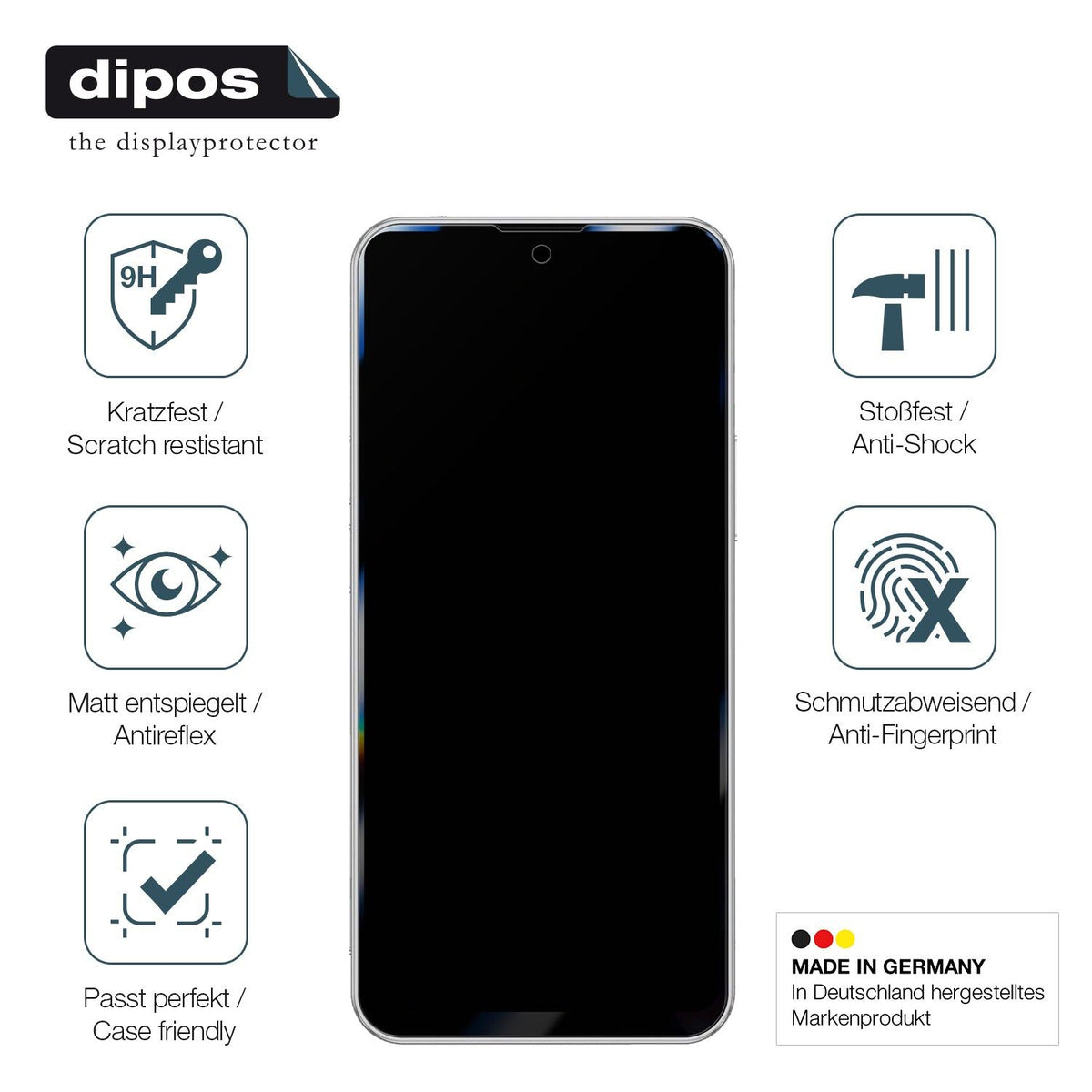 2x Screen Protector for BLKE Max XS19PRO-B 4G matte Flexible Glass 9H dipos