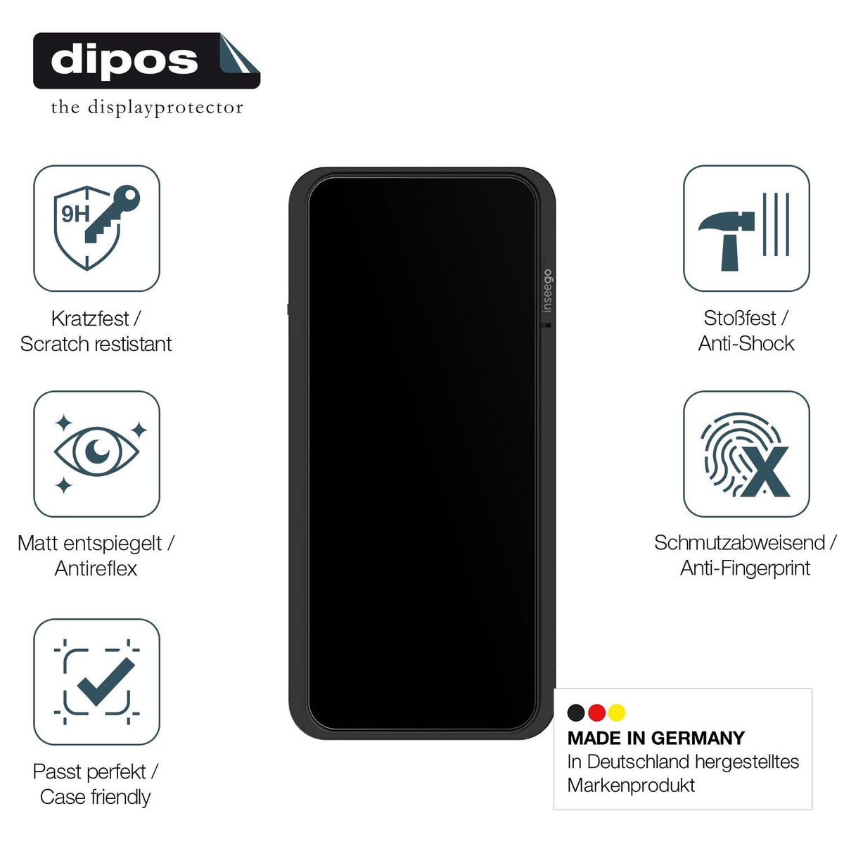 2x Screen Protector for Inseego M2000 matte Flexible Glass 9H dipos