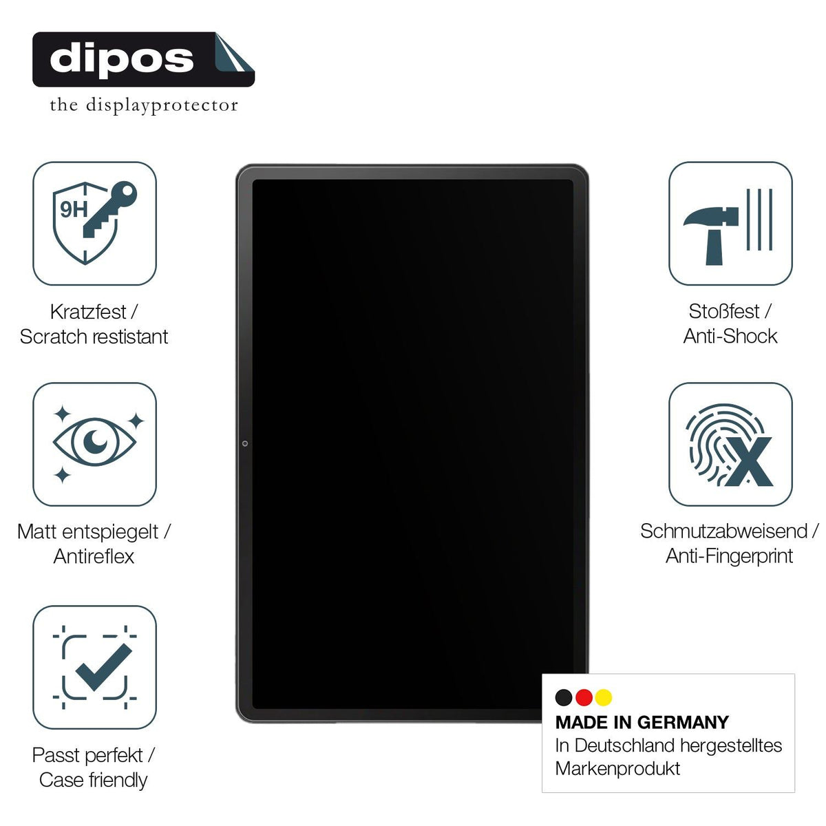2x Screen Protector for Lenovo Tab M10 Plus 2.Gen TB-X606F matte Flexible Glass