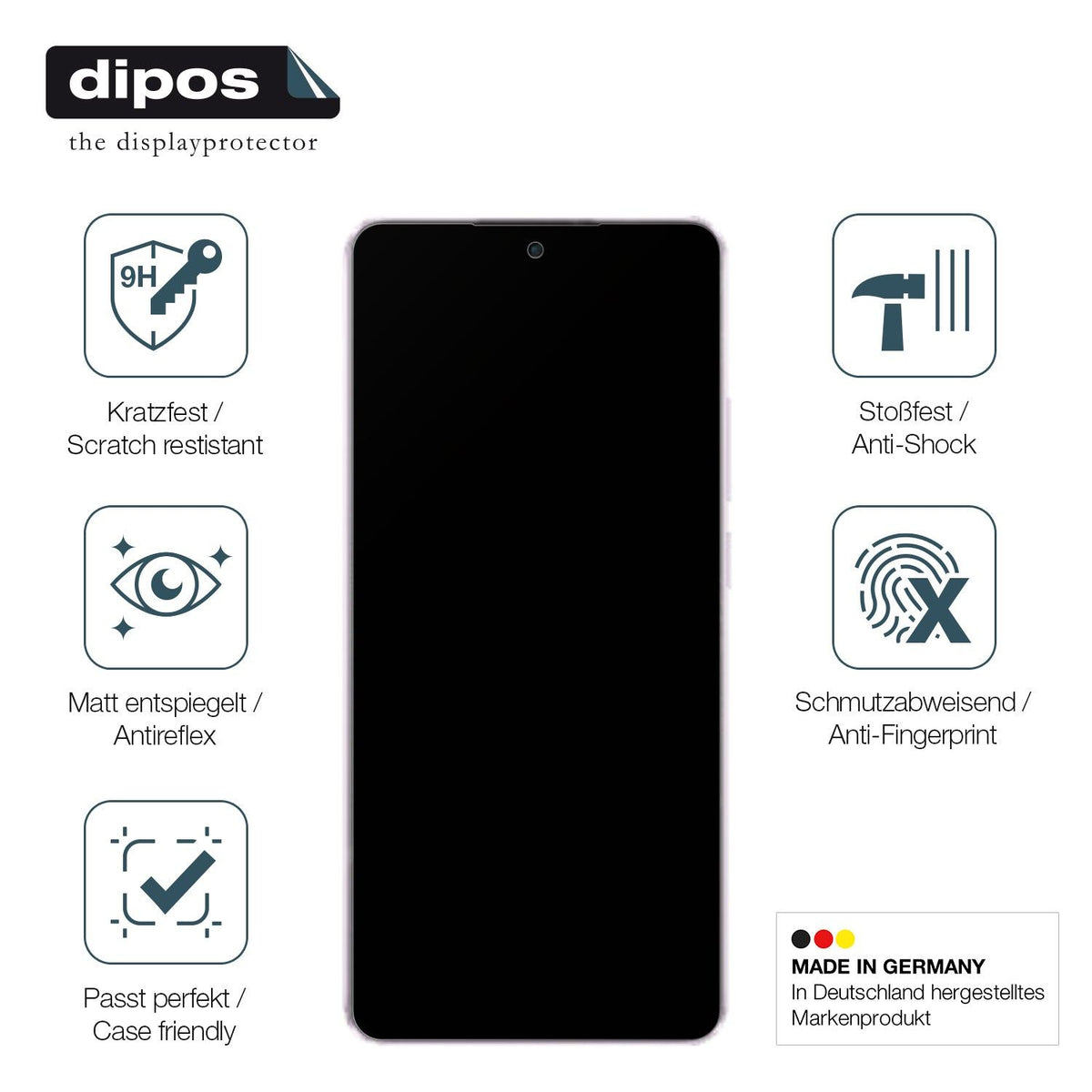 2x Screen Protector for Oppo Reno 14 Pro matte Flexible Glass 9H dipos