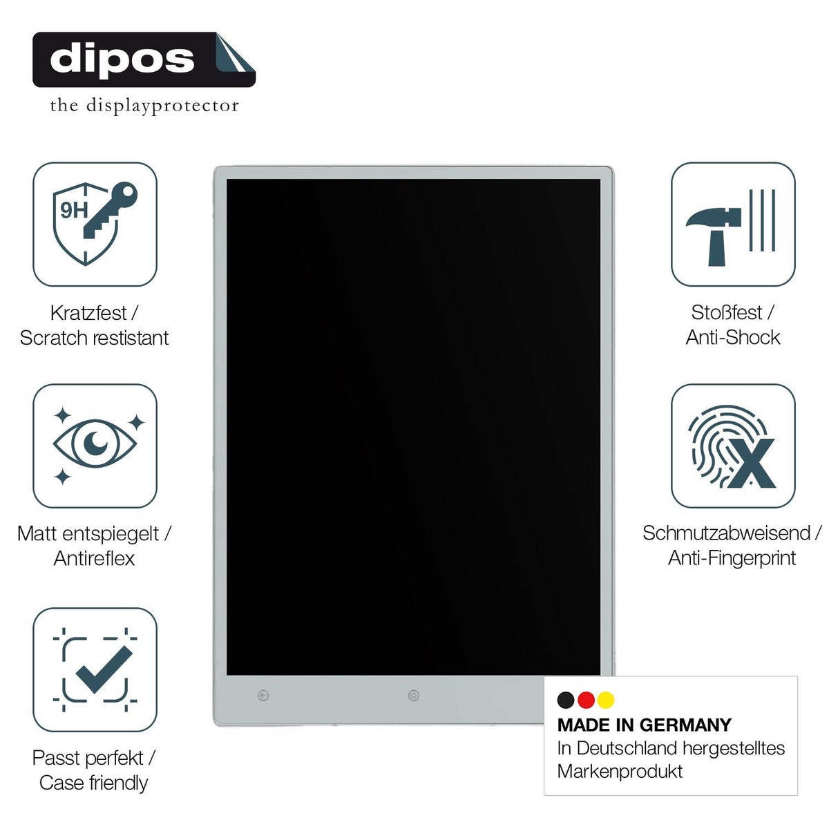 2x Screen Protector for Viwoods AIPaper Carta matte Flexible Glass 9H dipos