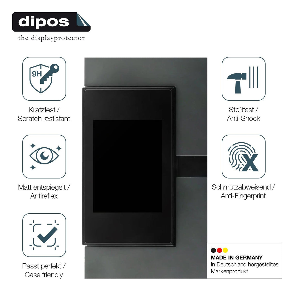 2x Screen Protector for Jura Ena 5 matte Flexible Glass 9H dipos