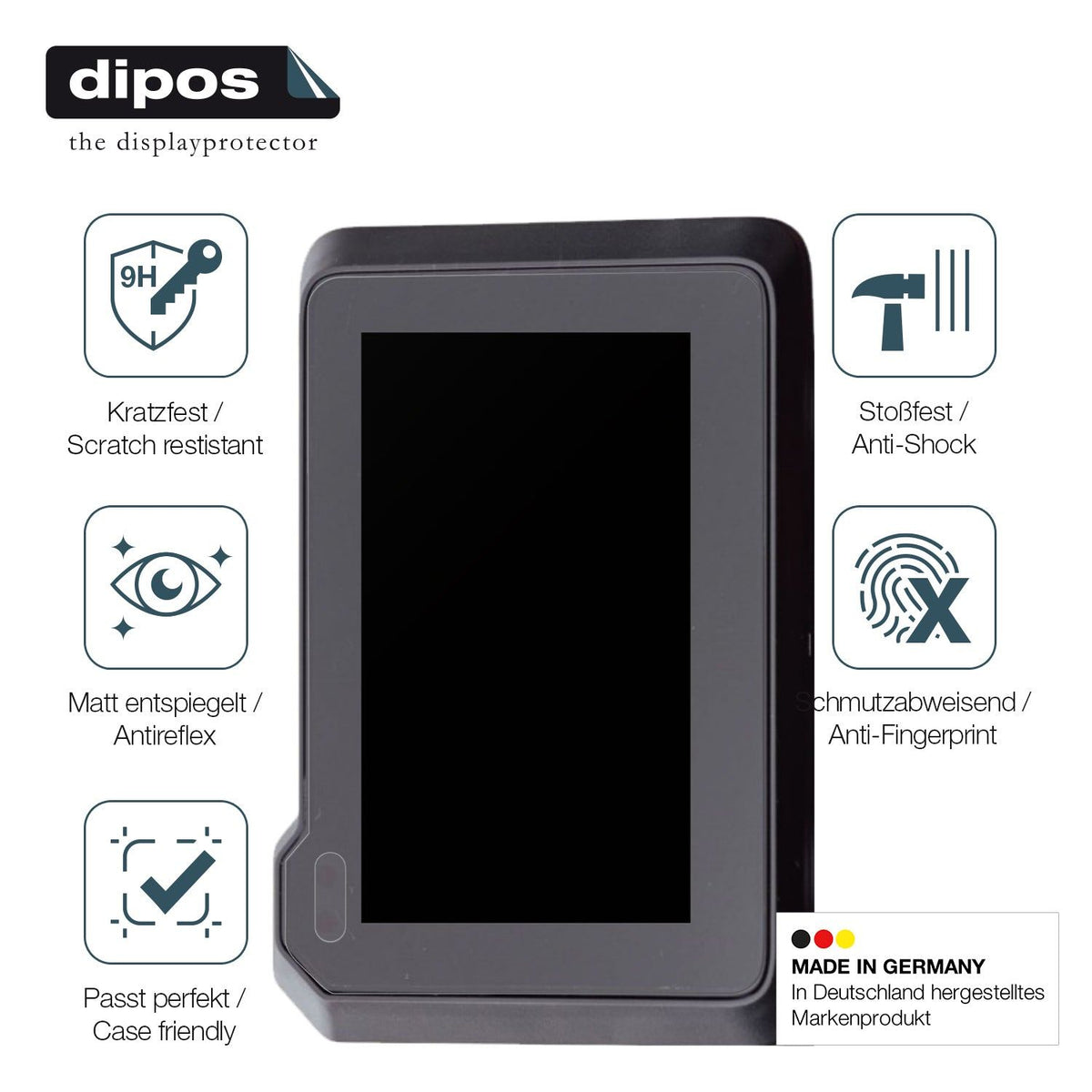 2x Screen Protector for KTM 990 Duke 2024 matte Flexible Glass 9H dipos