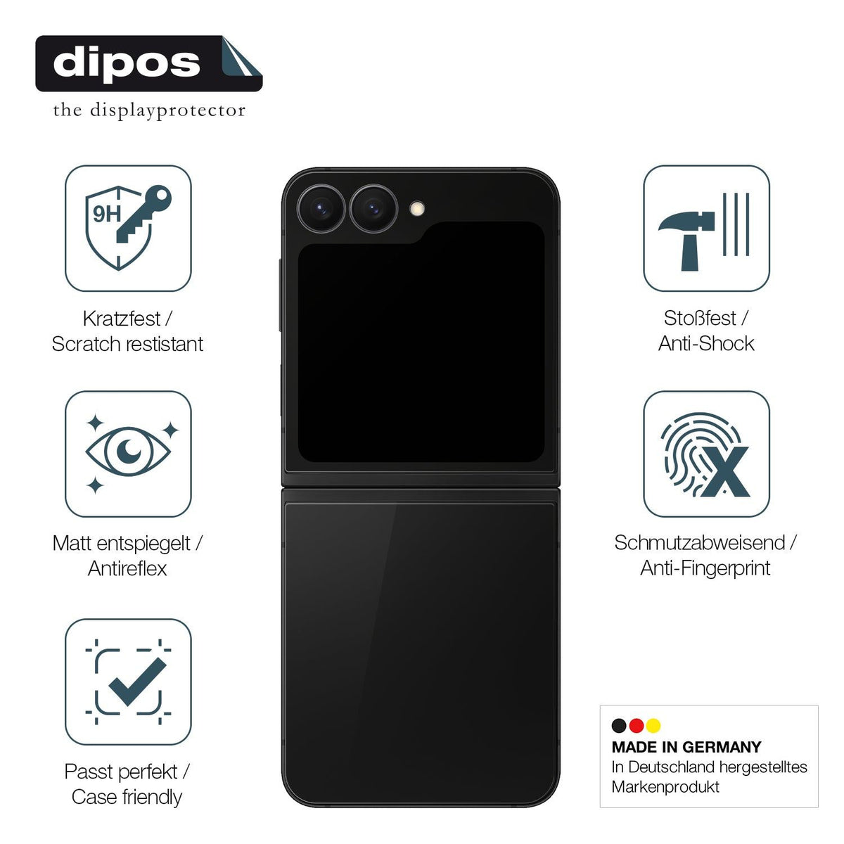Screen Protector for Samsung Galaxy Z Flip7 FE rear matte Flexible