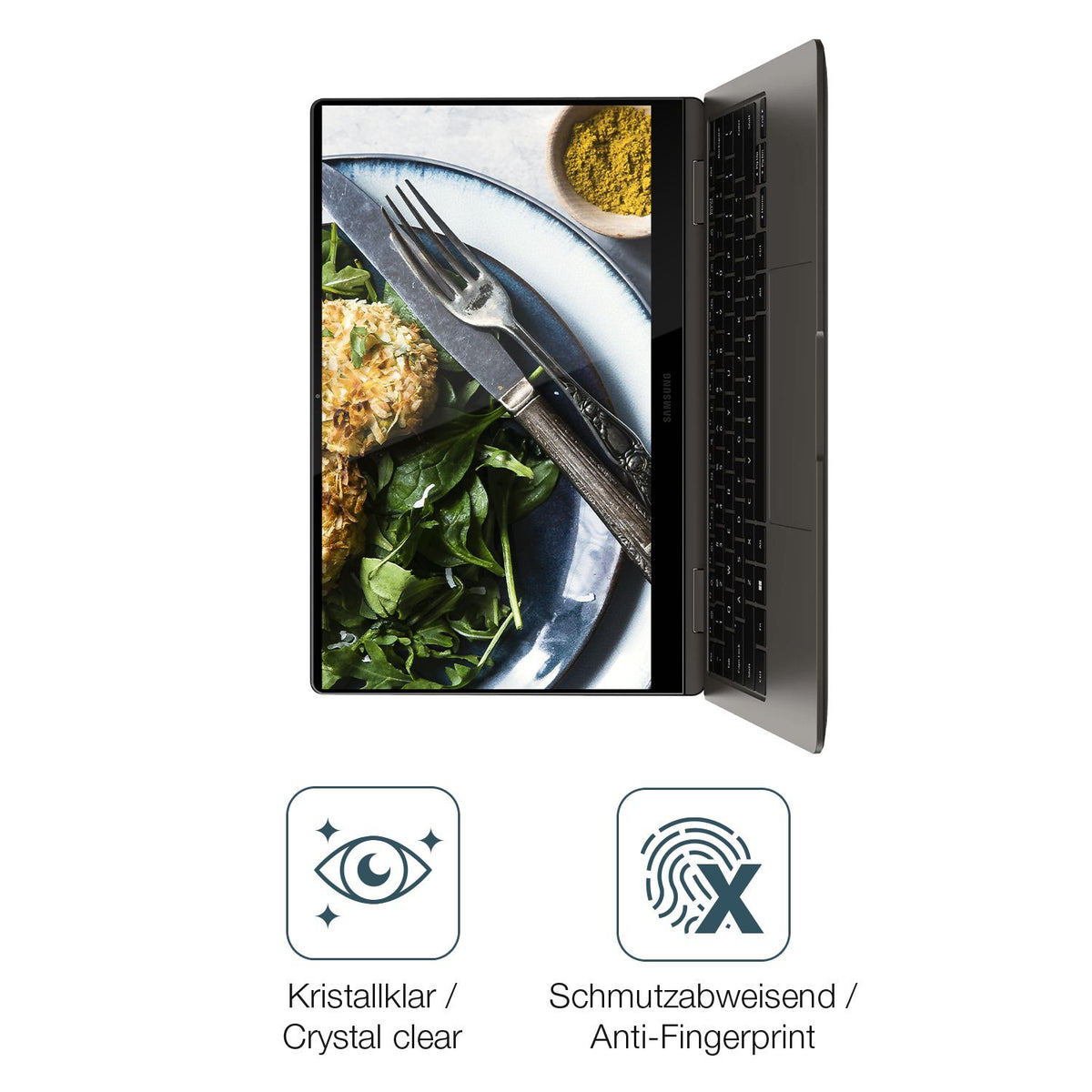 2x Screen Protector for Samsung Galaxy Book 3 360 13.3 NP730QFG Flexible Glass