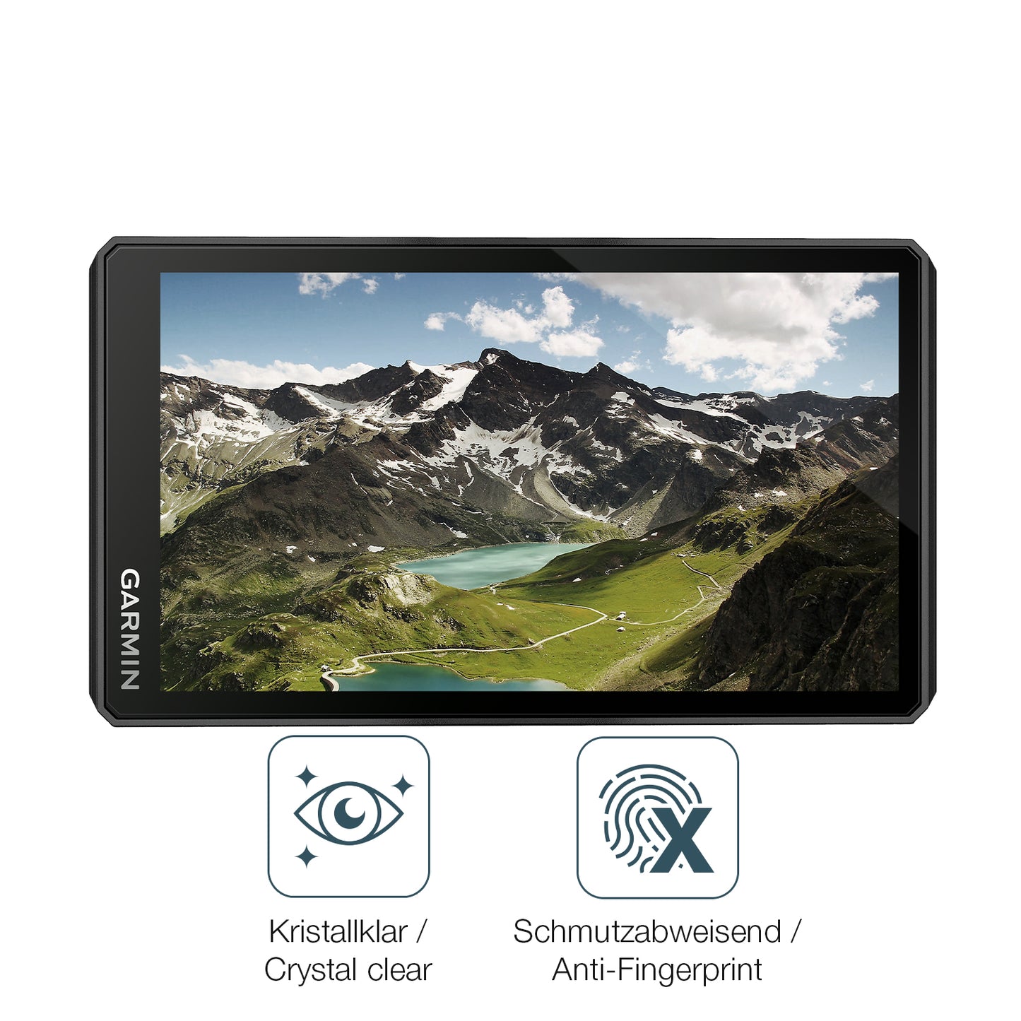 Flexible TPU-Folie passend zugeschnitten für Garmin zumo XT2, vollständige Abdeckung