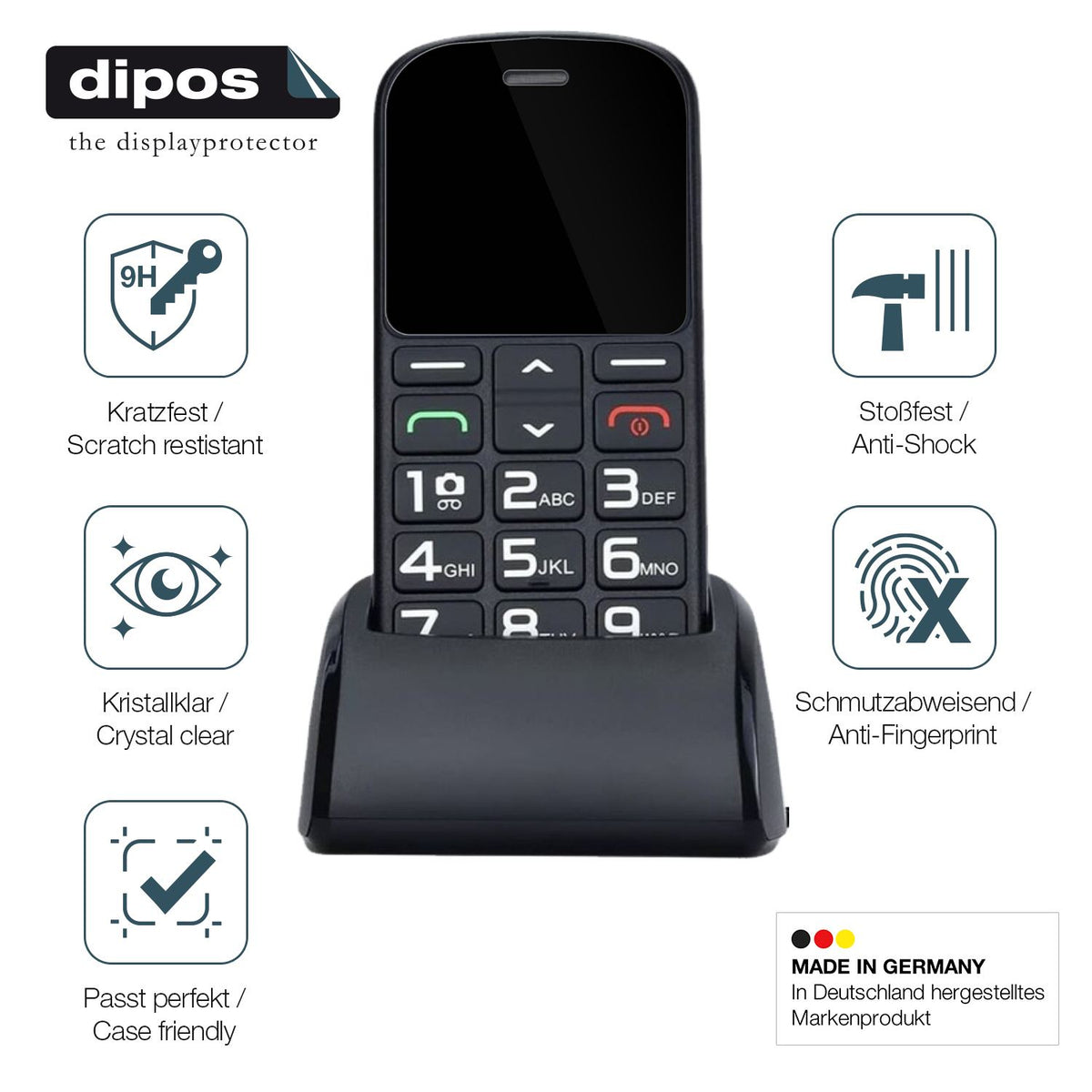 2x Screen Protector for Artfone CS182 Flexible Glass 9H dipos