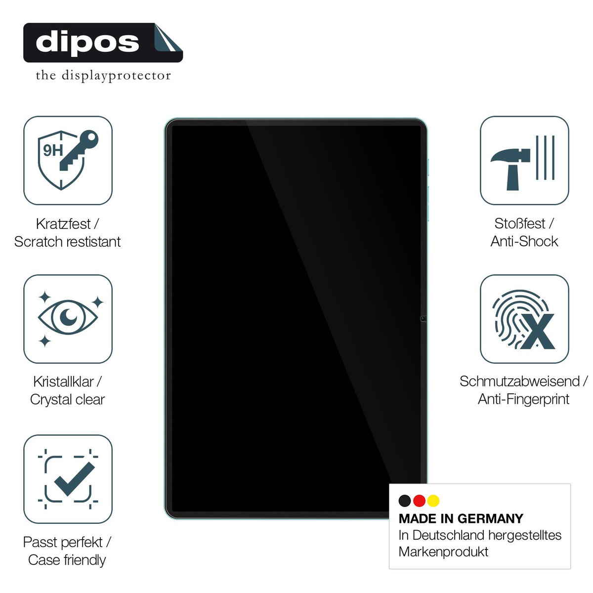 2x Screen Protector for Teclast P50AI Flexible Glass 9H dipos