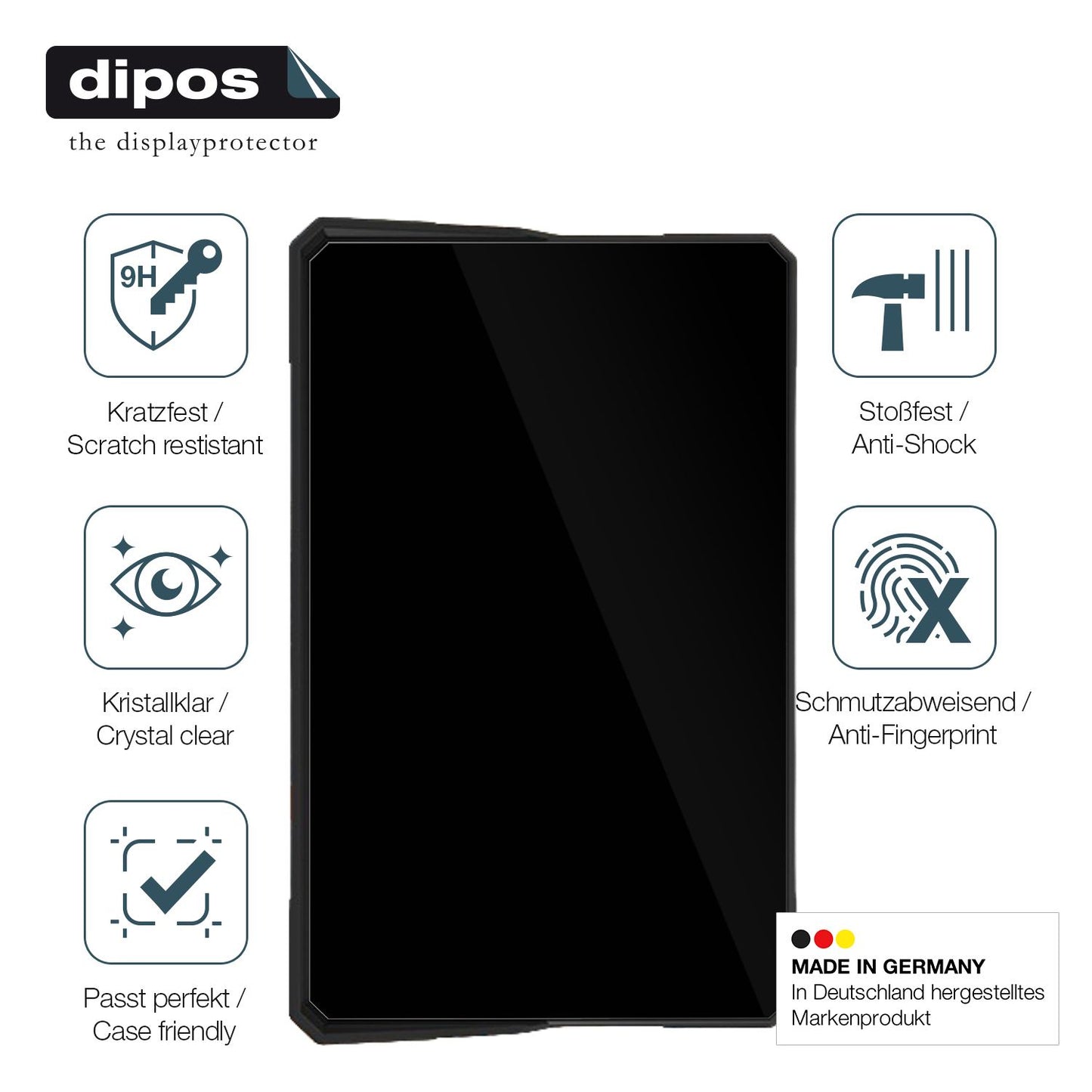 2x Screen Protector for Carpuride W502BS Flexible Glass 9H dipos