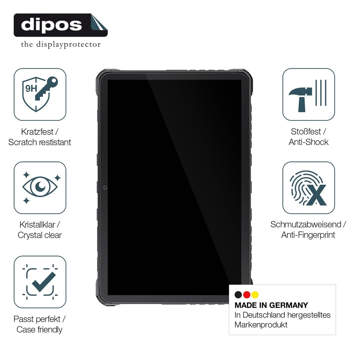2x Screen Protector for Cubot Tab KingKong Flexible Glass 9H dipos