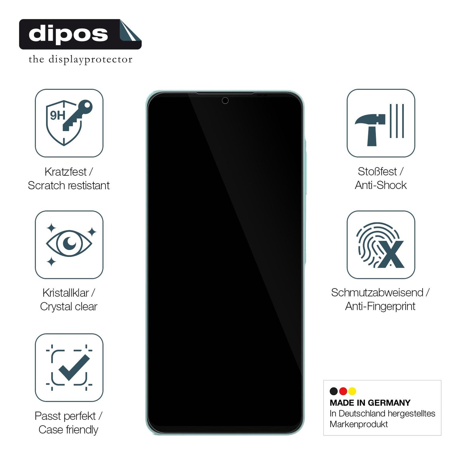 2x Screen Protector for Samsung Galaxy A06 5G Flexible Glass 9H dipos