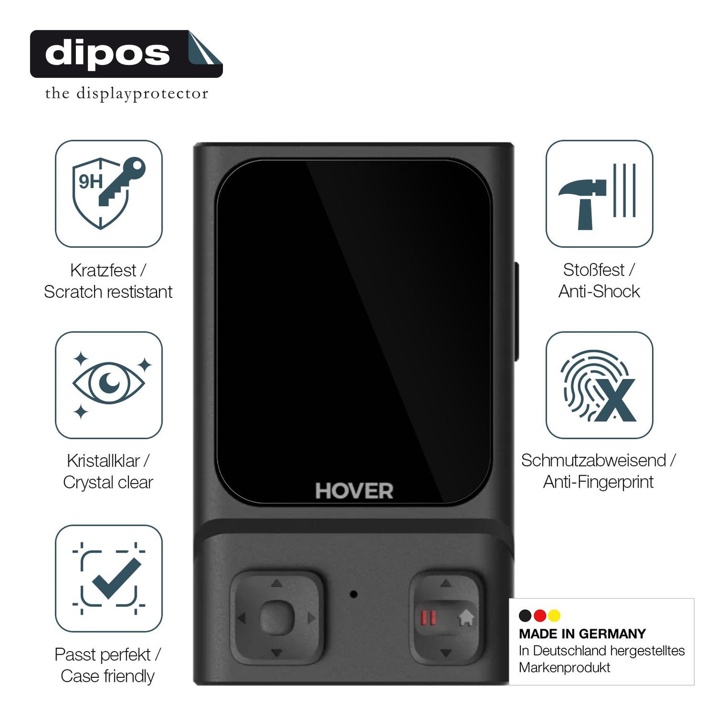 2x Screen Protector for Hoverair Beacon Flexible Glass 9H dipos