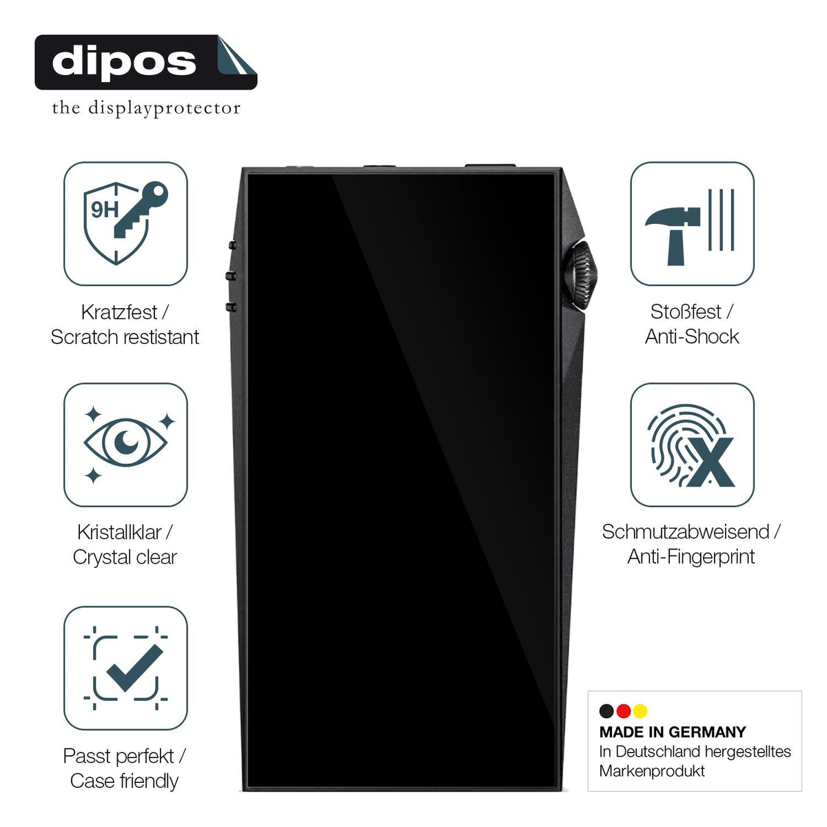 2x Screen Protector for Astell Kern SP3000M Flexible Glass 9H dipos