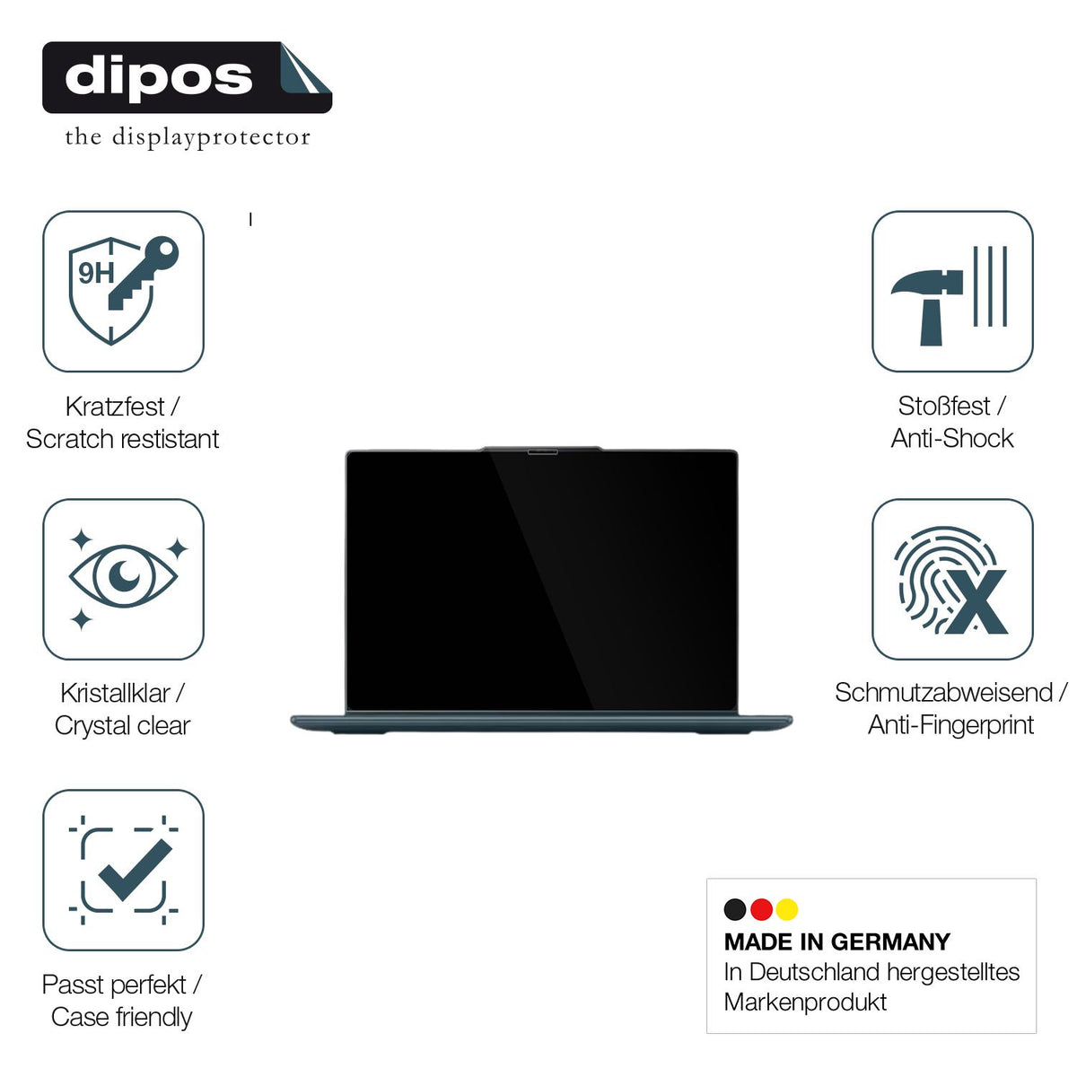 2x Screen Protector for Lenovo Yoga 7i 2-in-1 Gen 9 - 14 83DJ003QGE Flexible